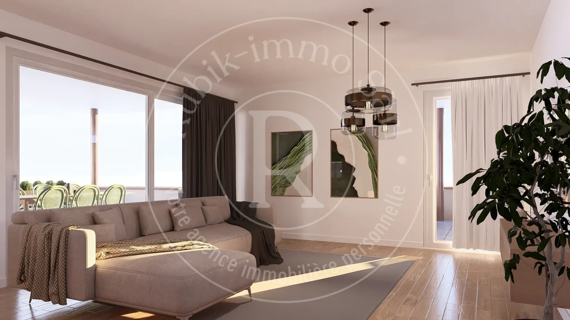 4,5 pièces avec balcon de 52m² !