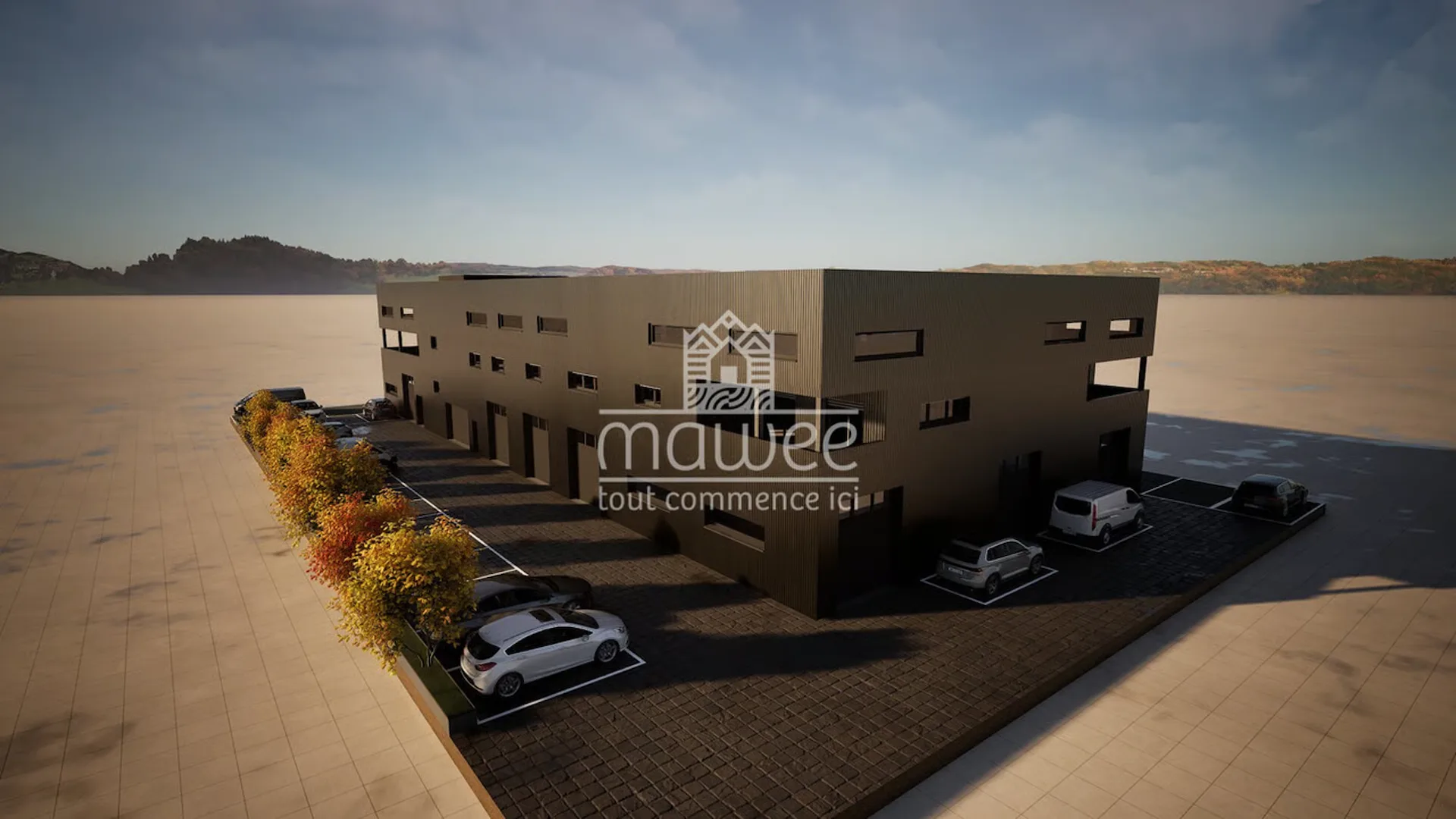 Geräumiges Büro von 131 m² mit inklusivem Parkplatz