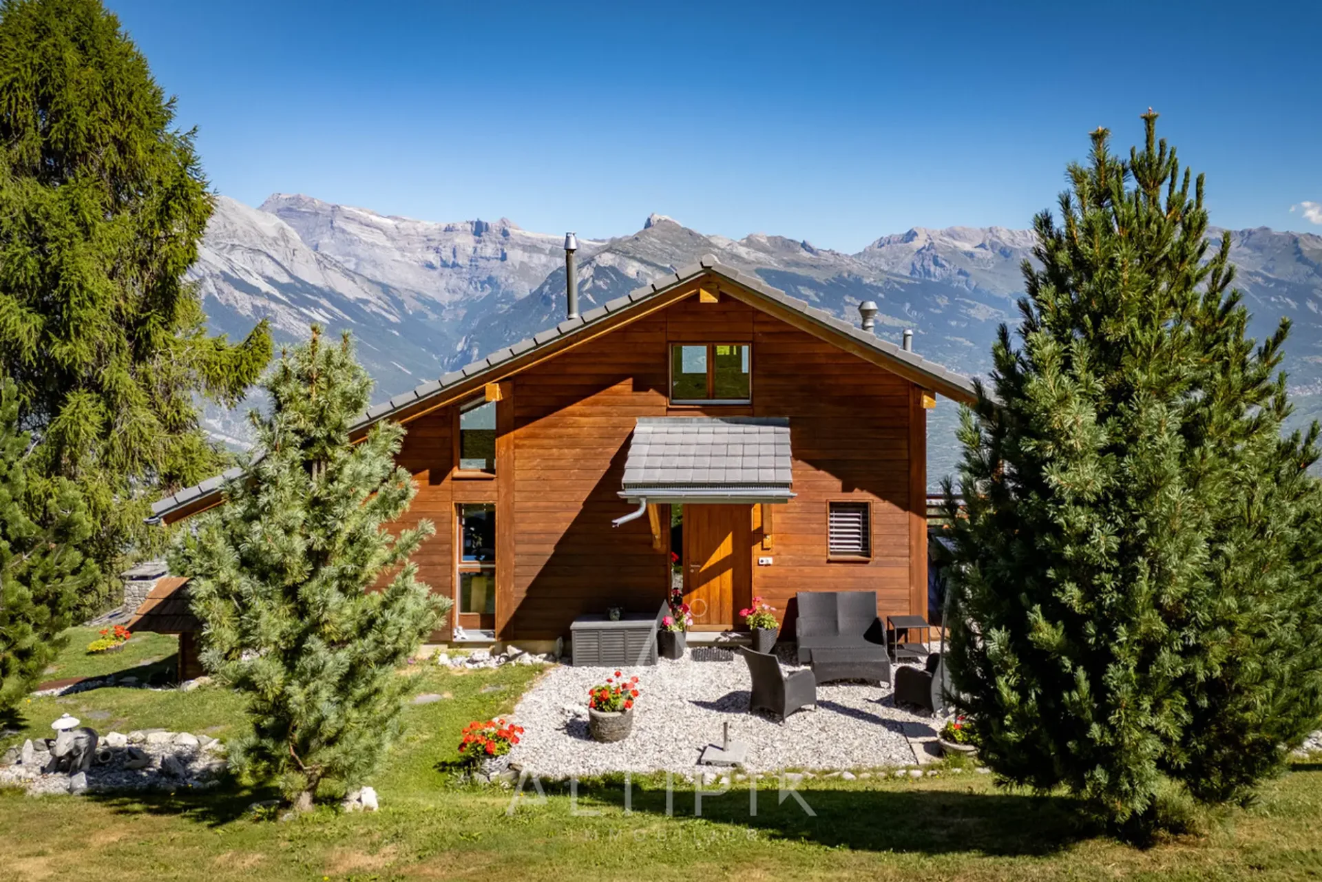 Chalet Harmonie - Ski-in/ski-out mit Panoramablick in Haute-Nendaz