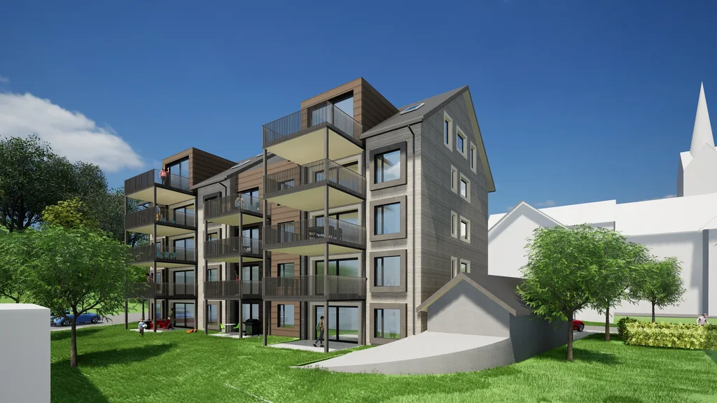 Moderne 2.5 Zimmer Neubauwohnung in Unteriberg, Alpenblick