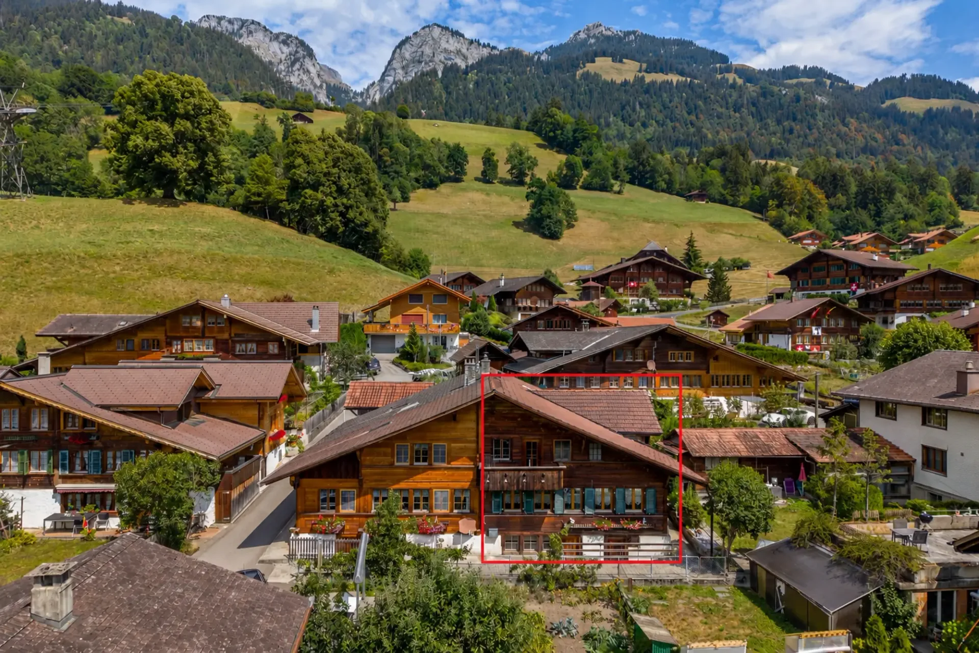 Chalet rustico Simmental a schiera