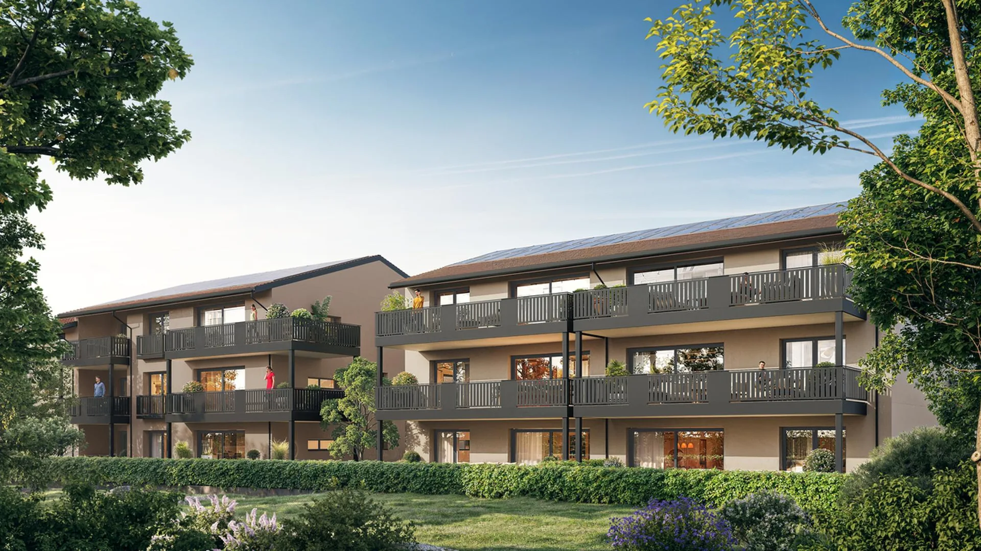 Neue Residenz - Fertigstellung 2027 - 3,5 Zimmer mit Terrasse