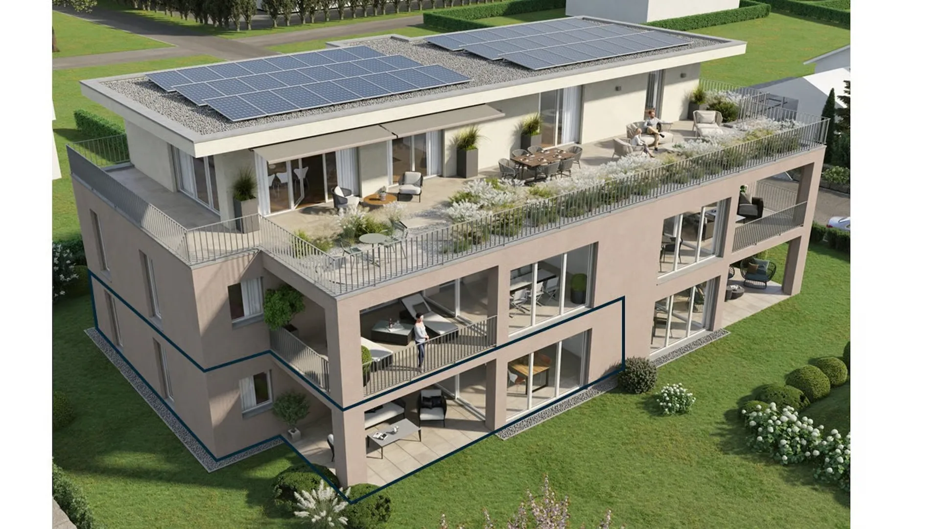 Bright, Spacious, and Modern with a Large Private Garden / Apartment BS1