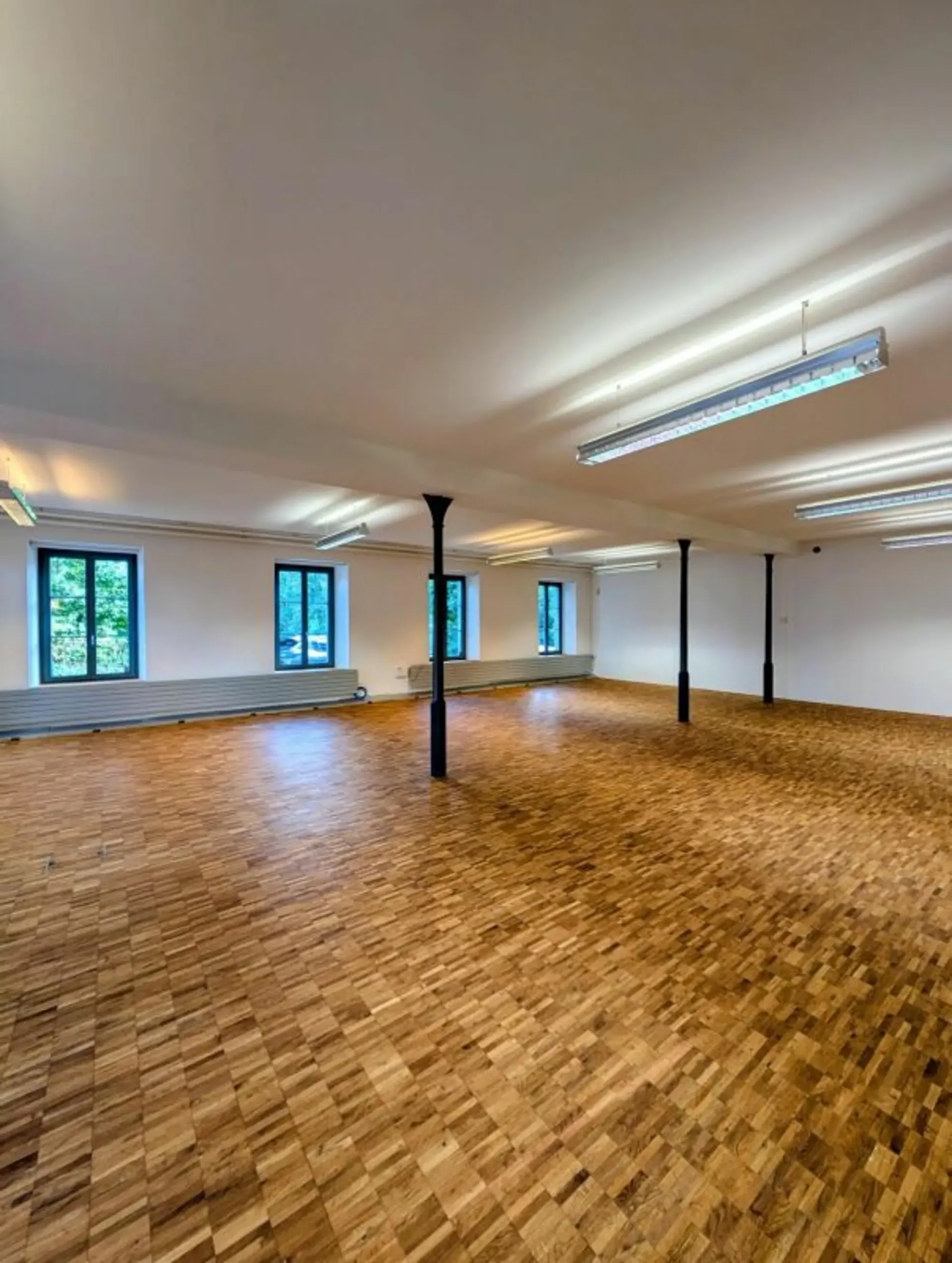 Office with factory charm