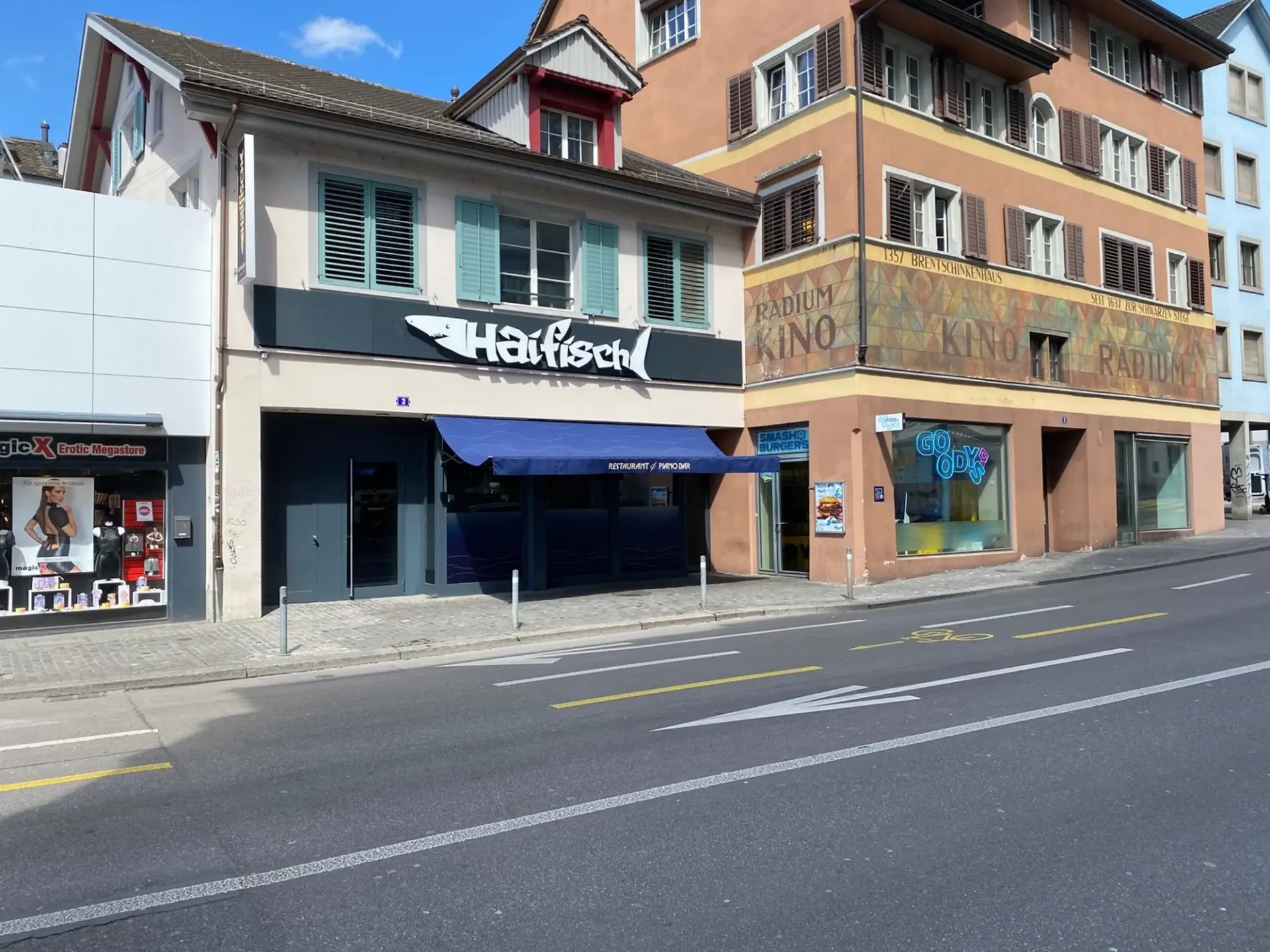 Zürichs Haifisch Bar zur Miete - Pop up bis zum 31.12.2026