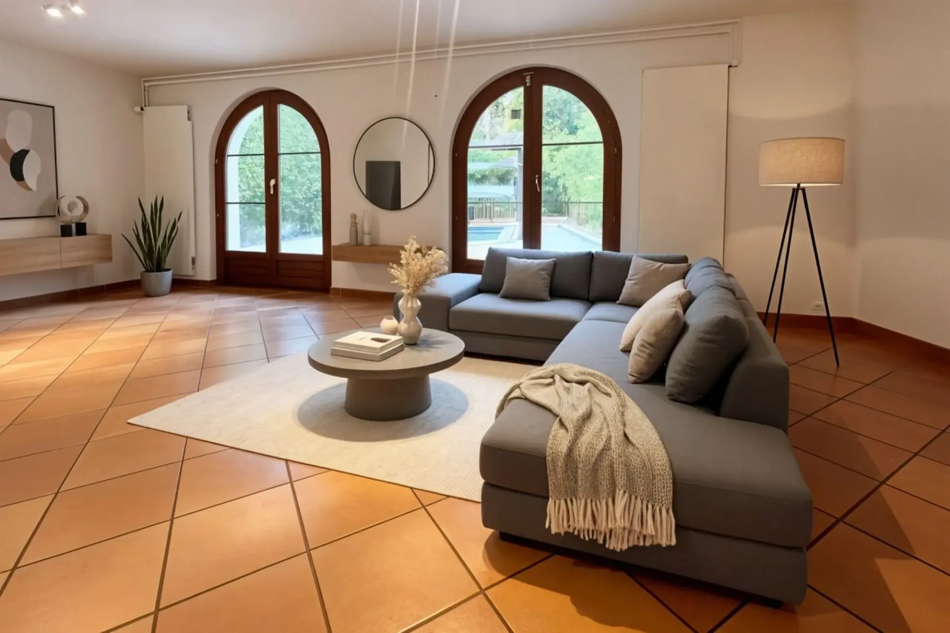 Zu vermieten - Prachtiges Duplex in einem 7,5-Zimmer-Dorfhause - 260 m² - Heizbare Pool - Trélex (Nyon)