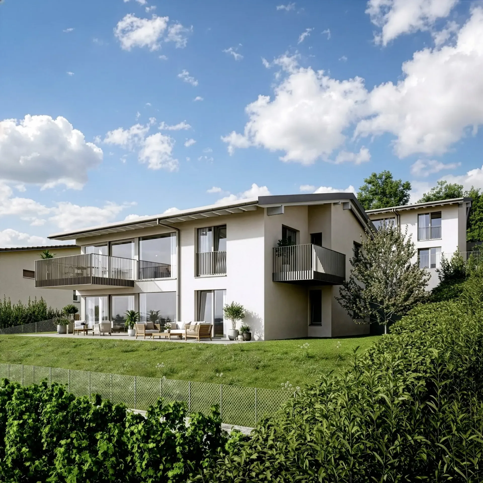 Wohnung mit 4,5 Zimmern im Erdgeschoss in Auvernier