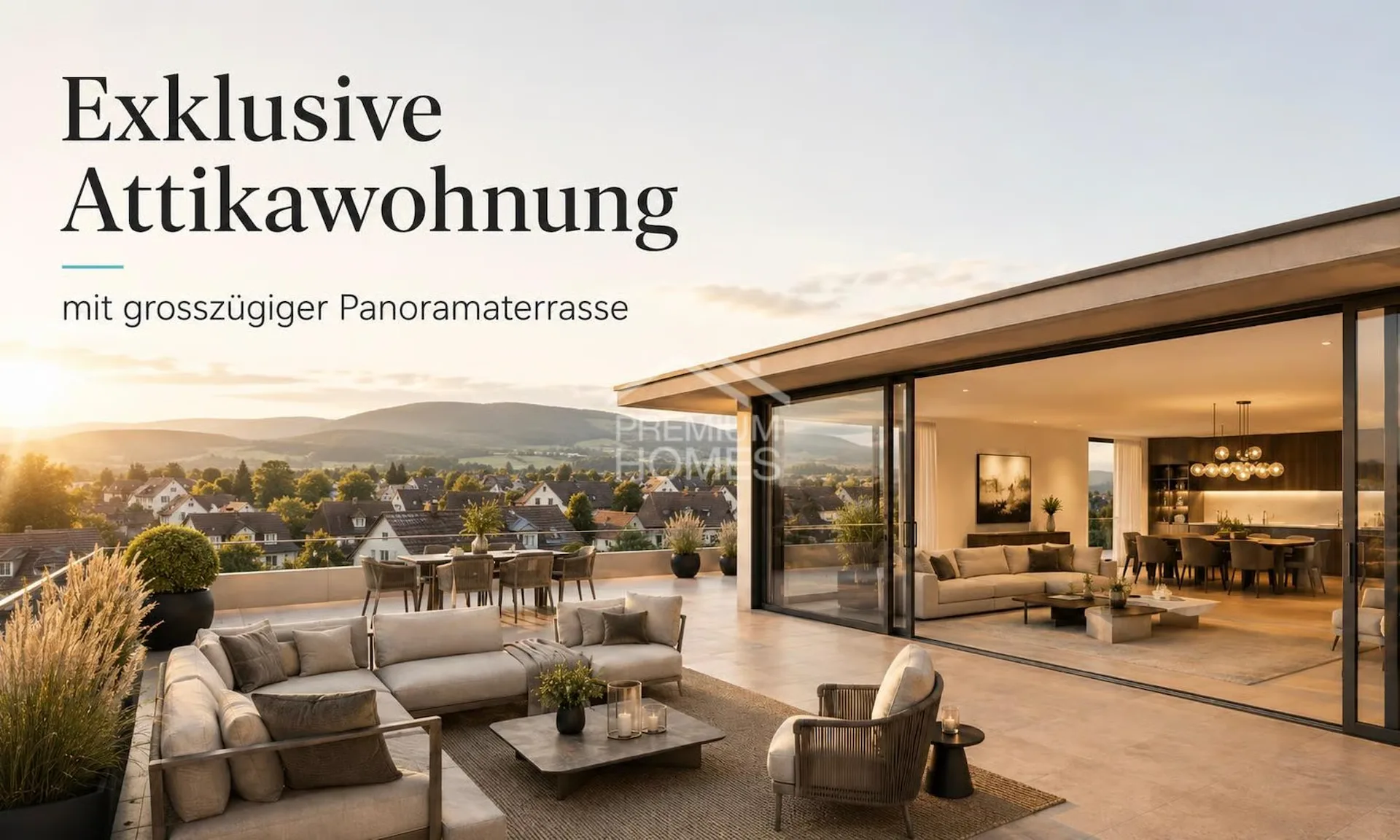 Seltene Gelegenheit: Exklusive Attikawohnung
