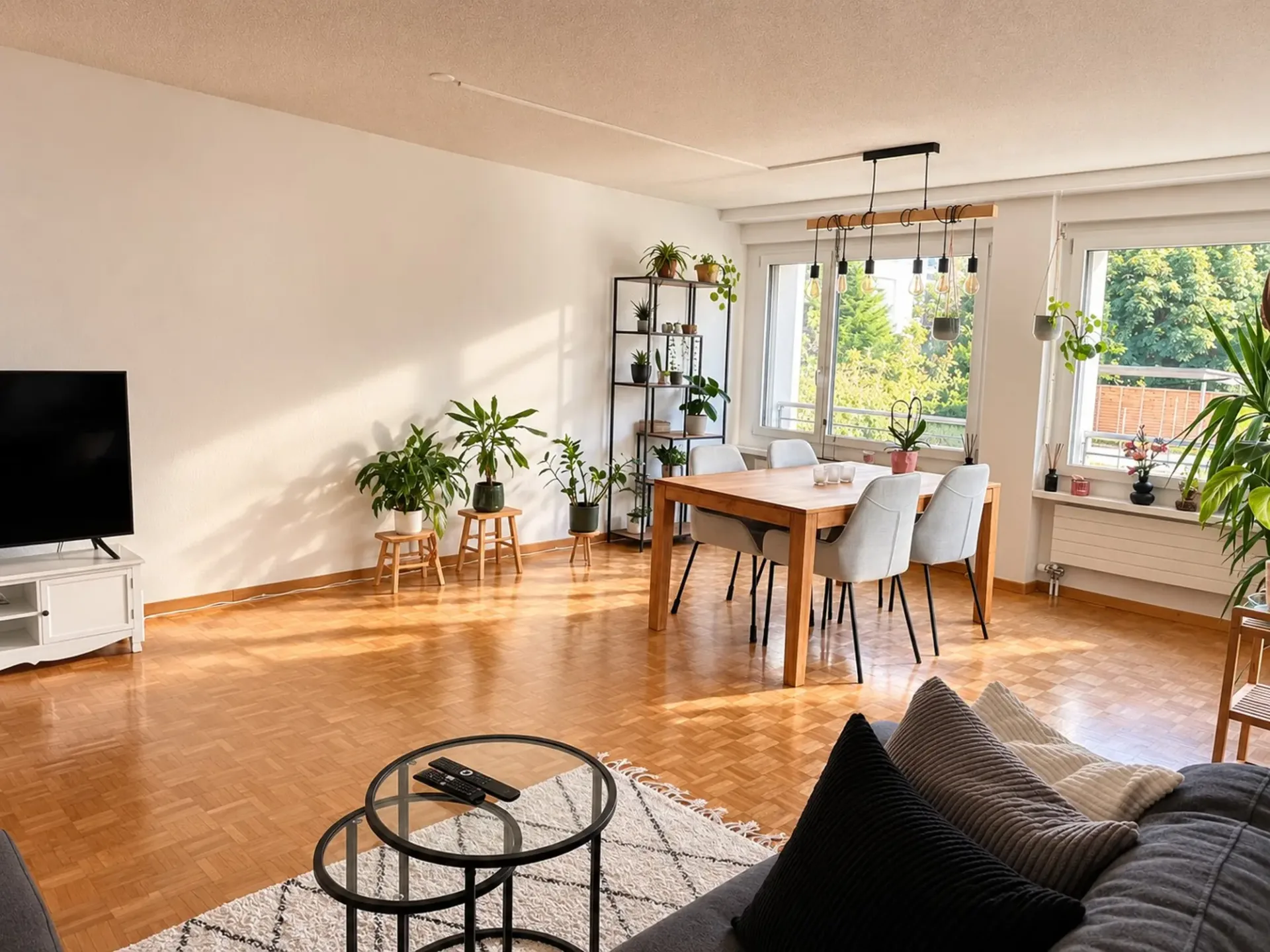 BEFRISTET: 01.10. - 31.12.2026: Möblierte 3.5-Zimmer-Wohnung mit Balkon in Risch-Rotkreuz