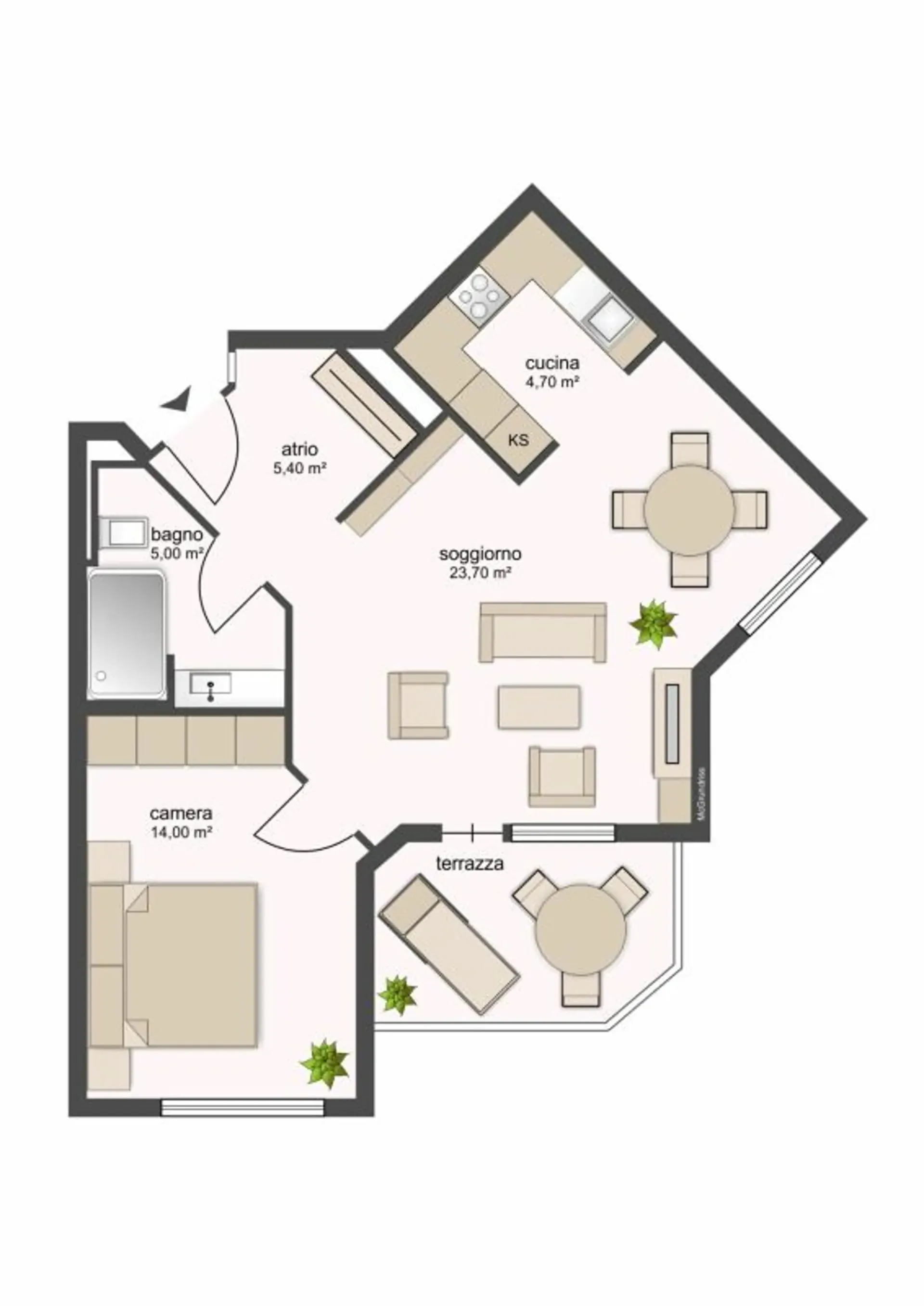 8300, Tenero, Residenza Francesca 7, Apartment 120