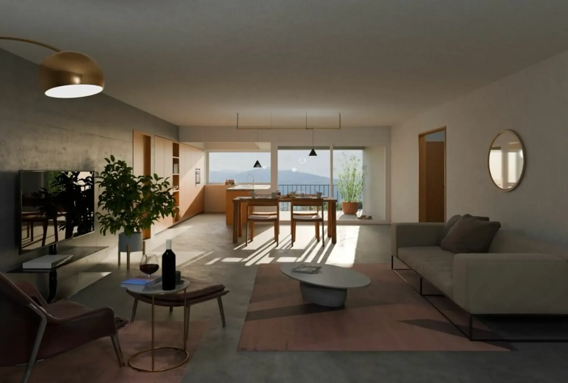 3,5 Zimmer mit Panoramablick