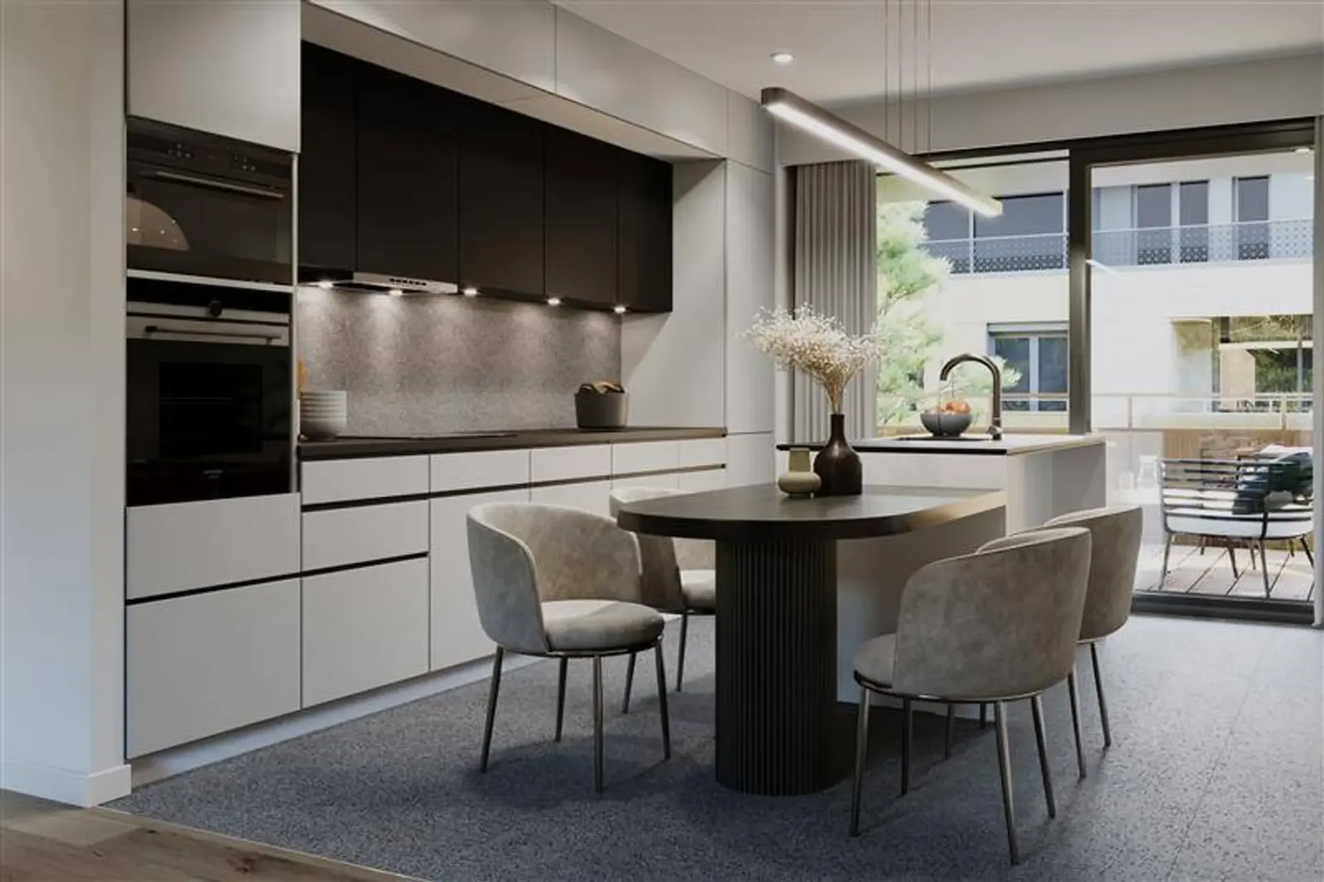 Geräumige 3.5-Zimmer-Wohnung mit viel Licht und modernem Stil, 80.10 m², mit 3 Loggias