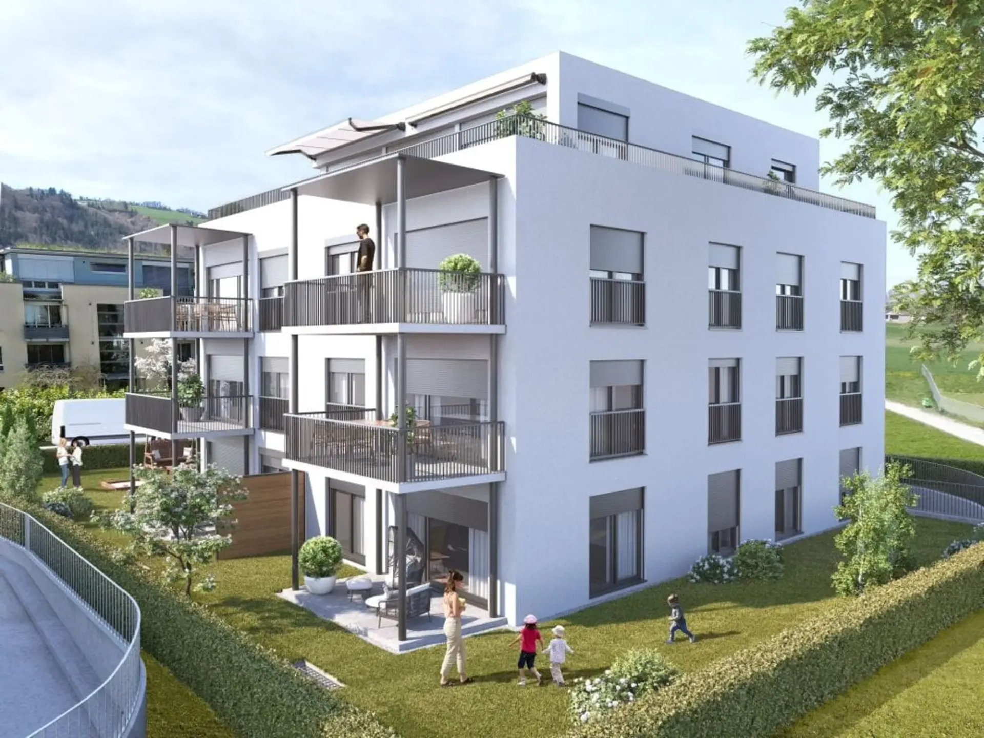 3.5-Zimmer-Gartenwohnung mit Sitzplatz in Münsingen kaufen
