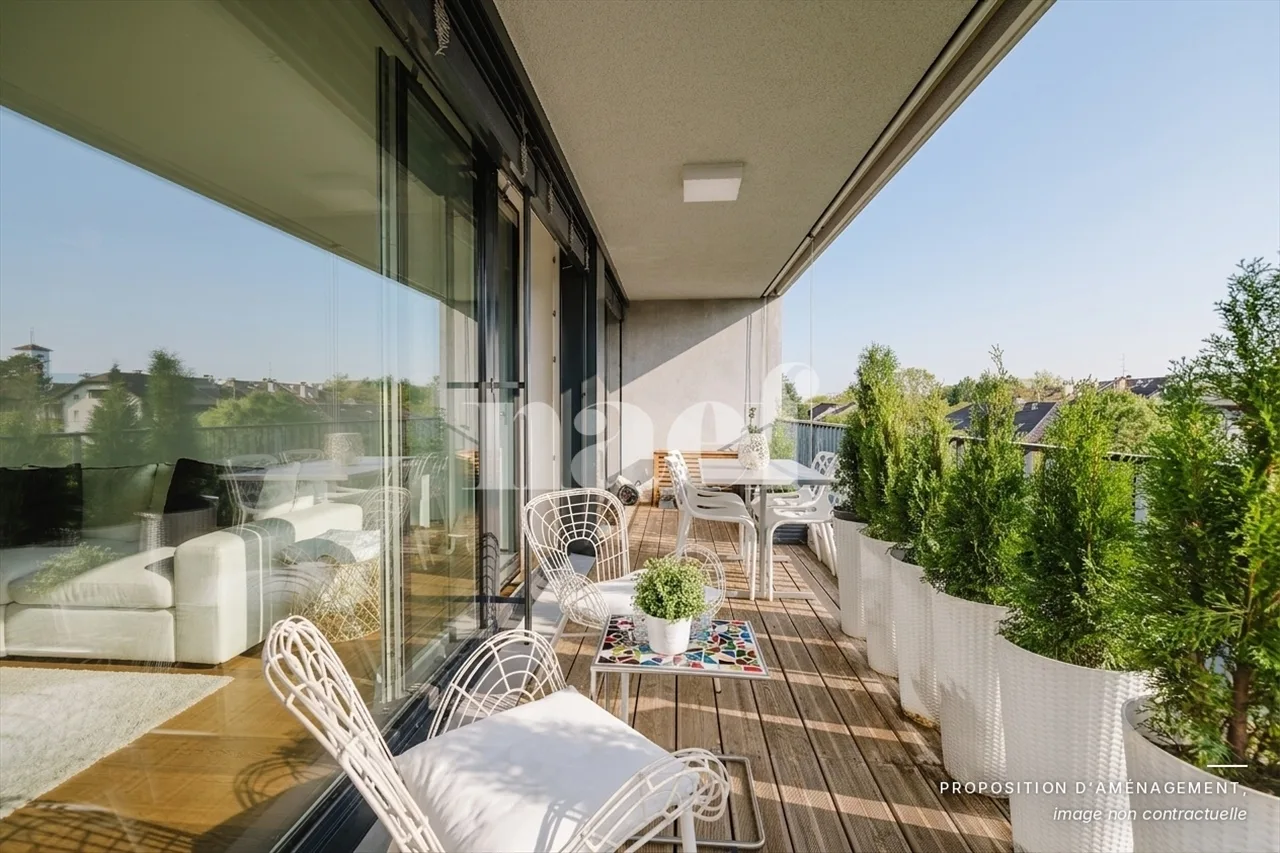 Attika der Superlative - 6 Zimmer im Herzen des Ökoquartiers Les Vergers