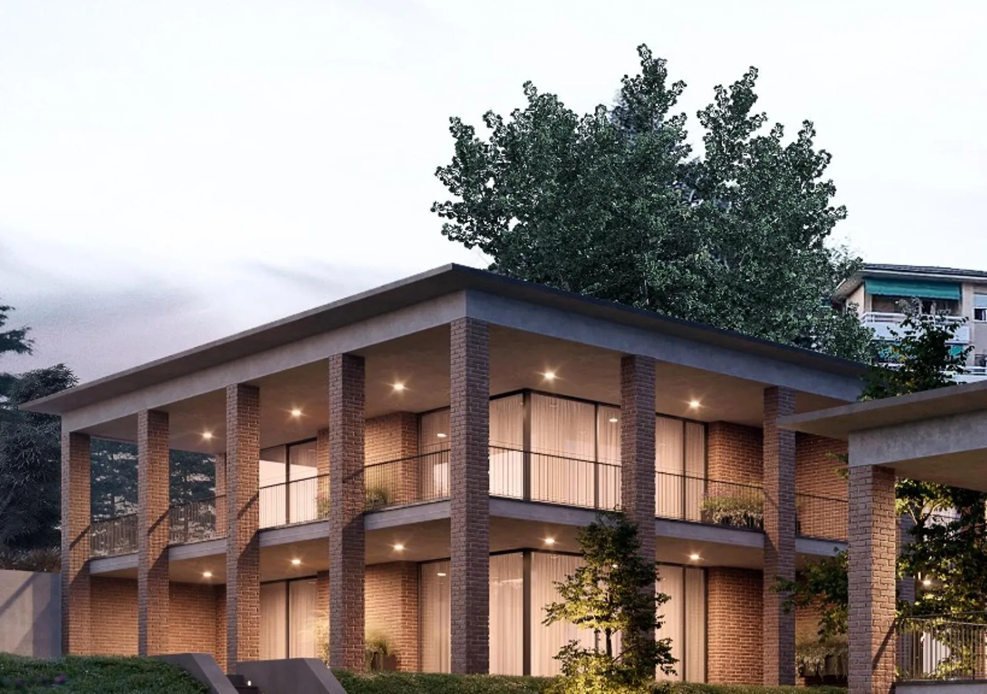 Prestigioso Apartment mit Stadtblick und Seeblick, großzügigem Terrassenbereich und privatem Garten