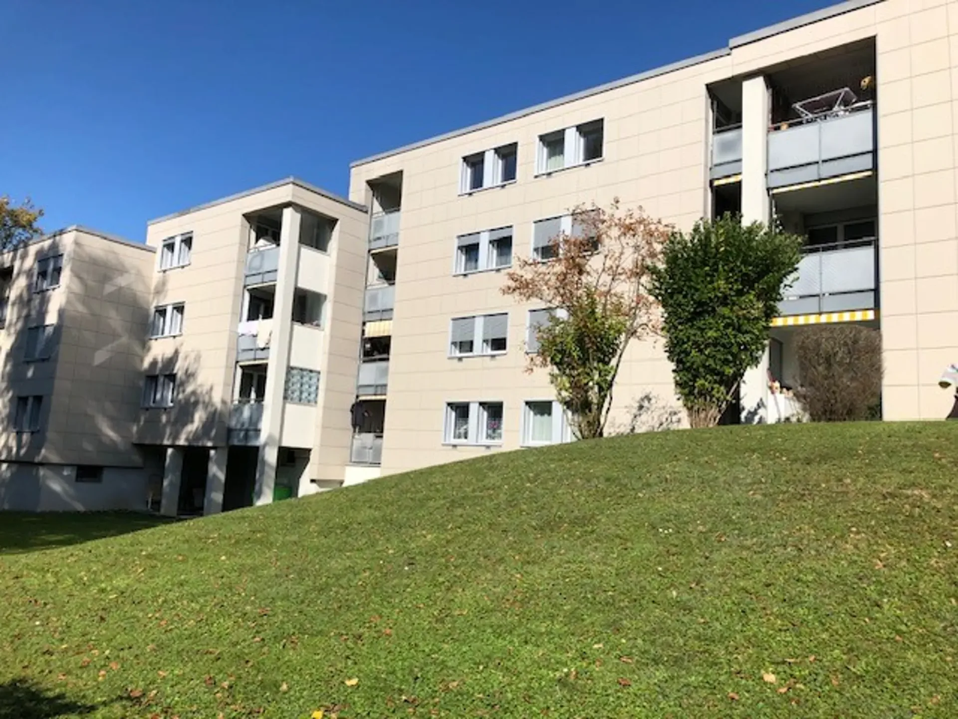 Cozy, quiet 2-room apartment with garden seating in Frauenfeld