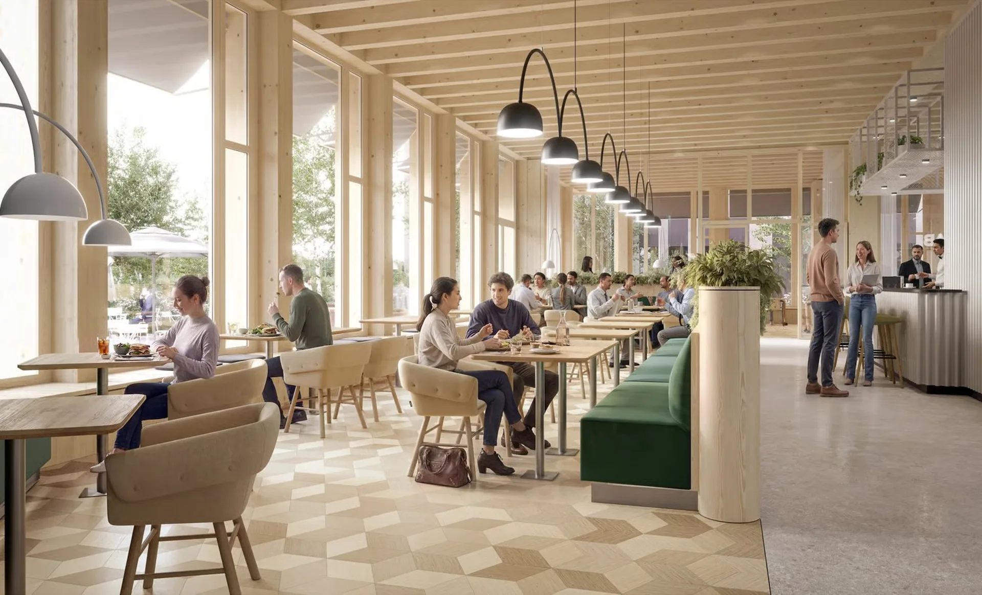 Inspirierende Büroarchitektur: Im Nexus trifft nachhaltiges Bauen auf die Arbeitsräume der Zukunft