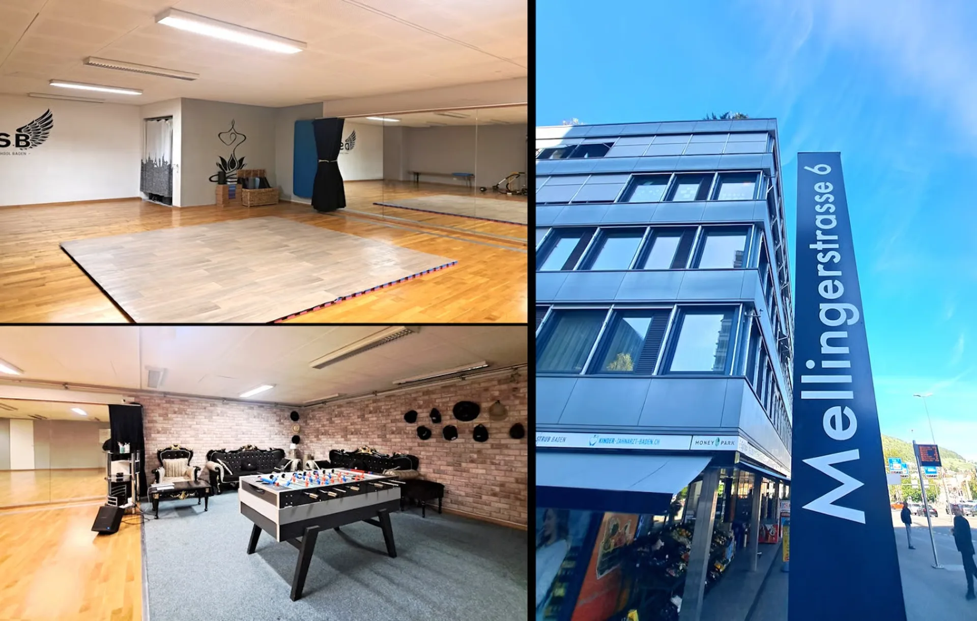 142 m² - Studio für Tanz, Sport oder Musik