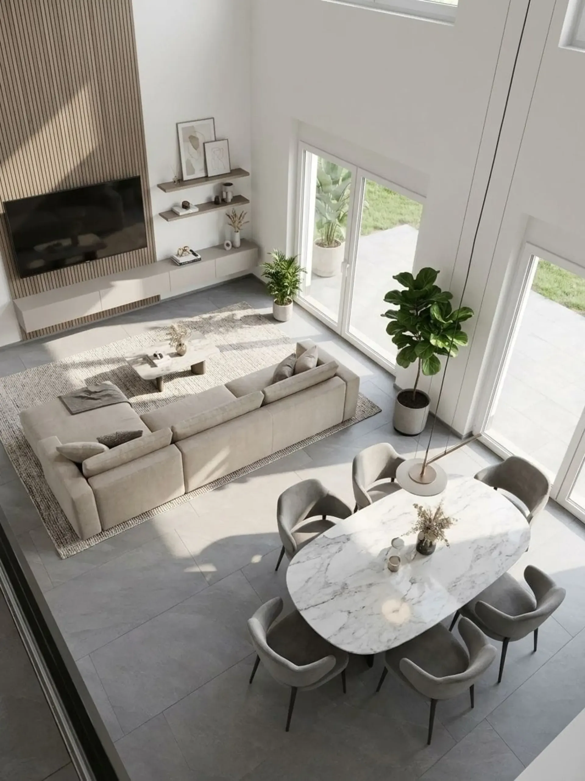 4.5-Zimmer-Terrassenhaus mit Galerie in Däniken - Neubau