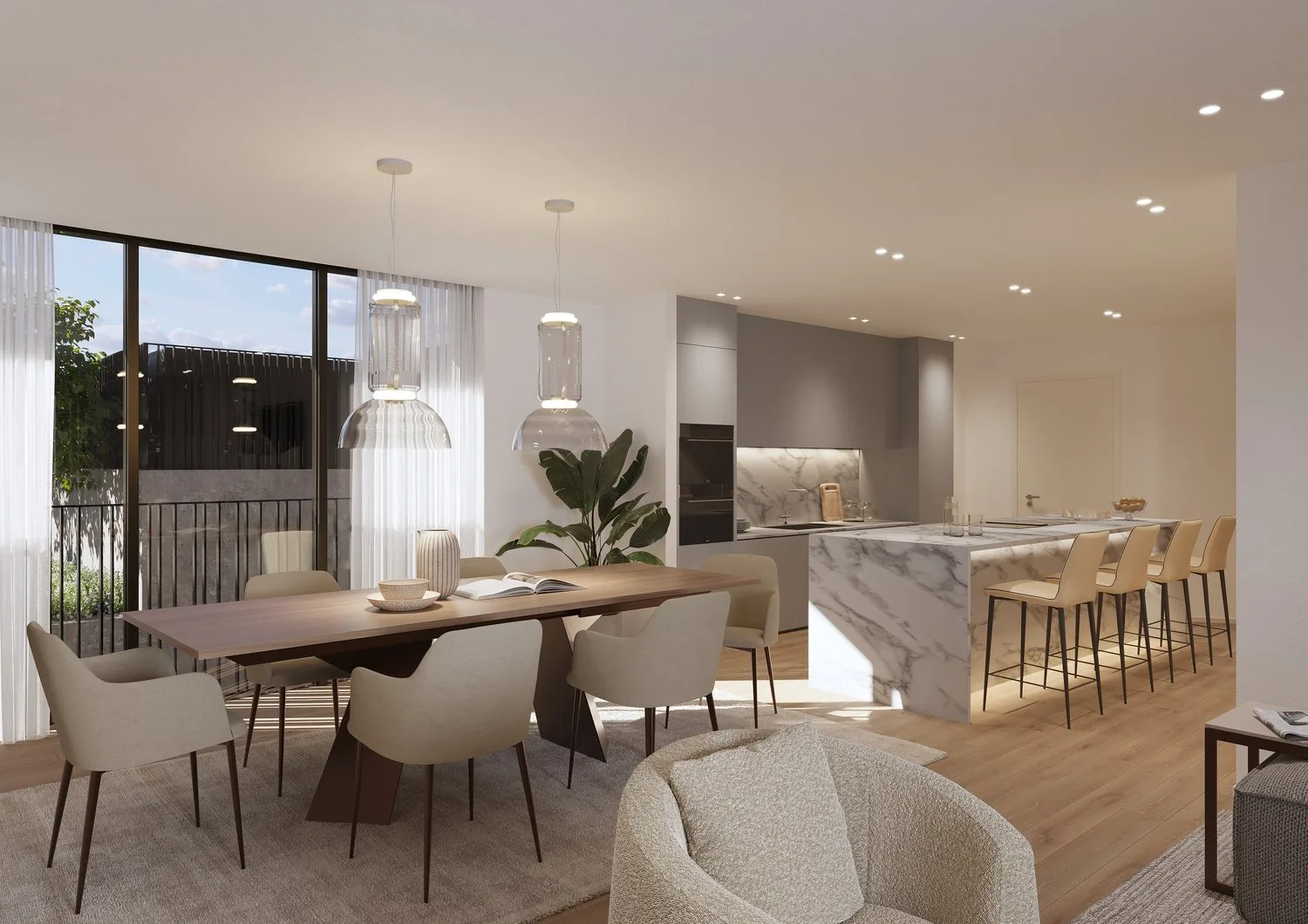Wohnung 2.5 Zimmer mit Terrasse – Residenza Oasis | Pregassona