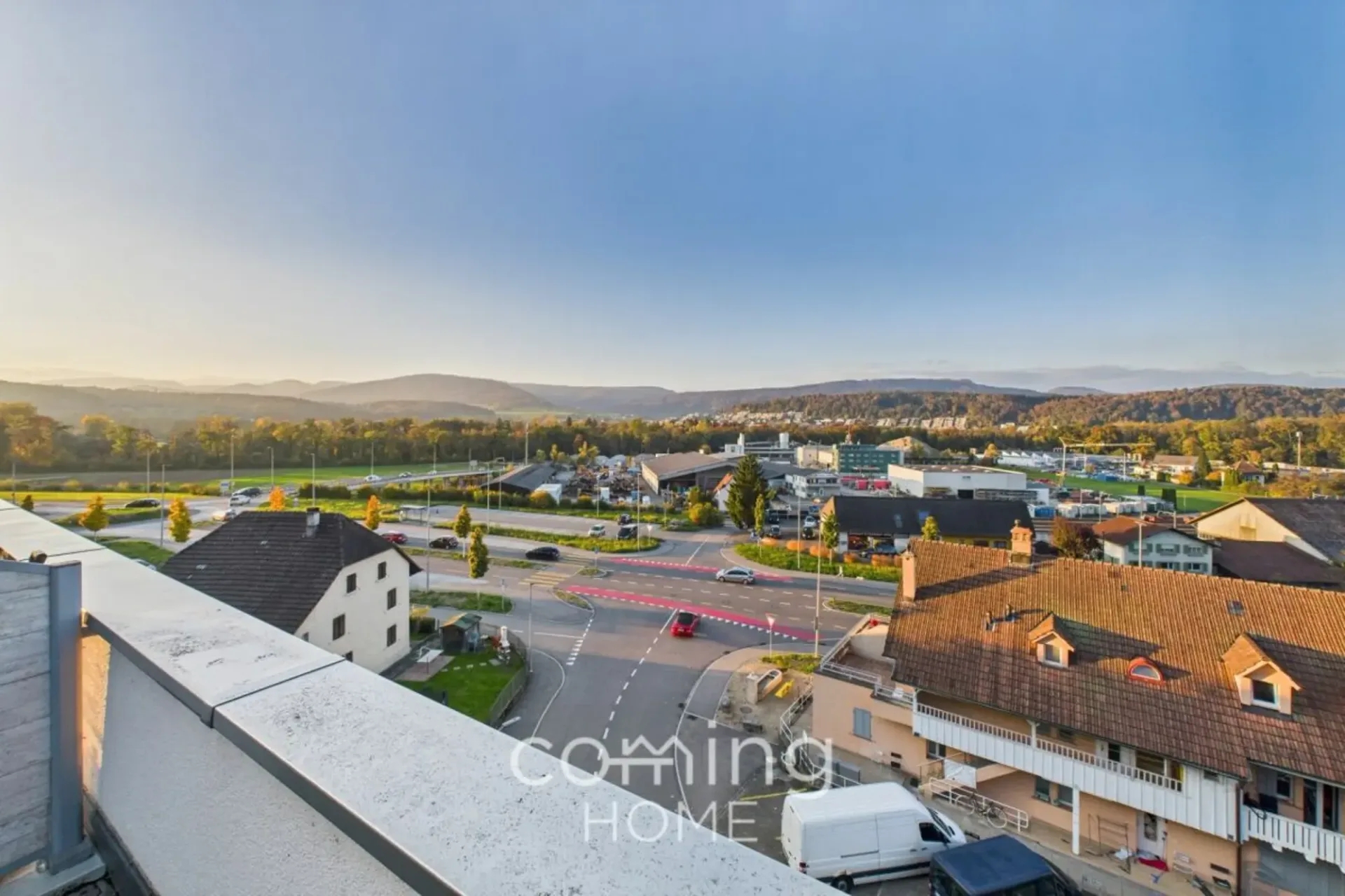 Frisch renovierte 4-Zimmer-Attikawohnung in Wöschnau mit grosser Terrasse und Weitsicht