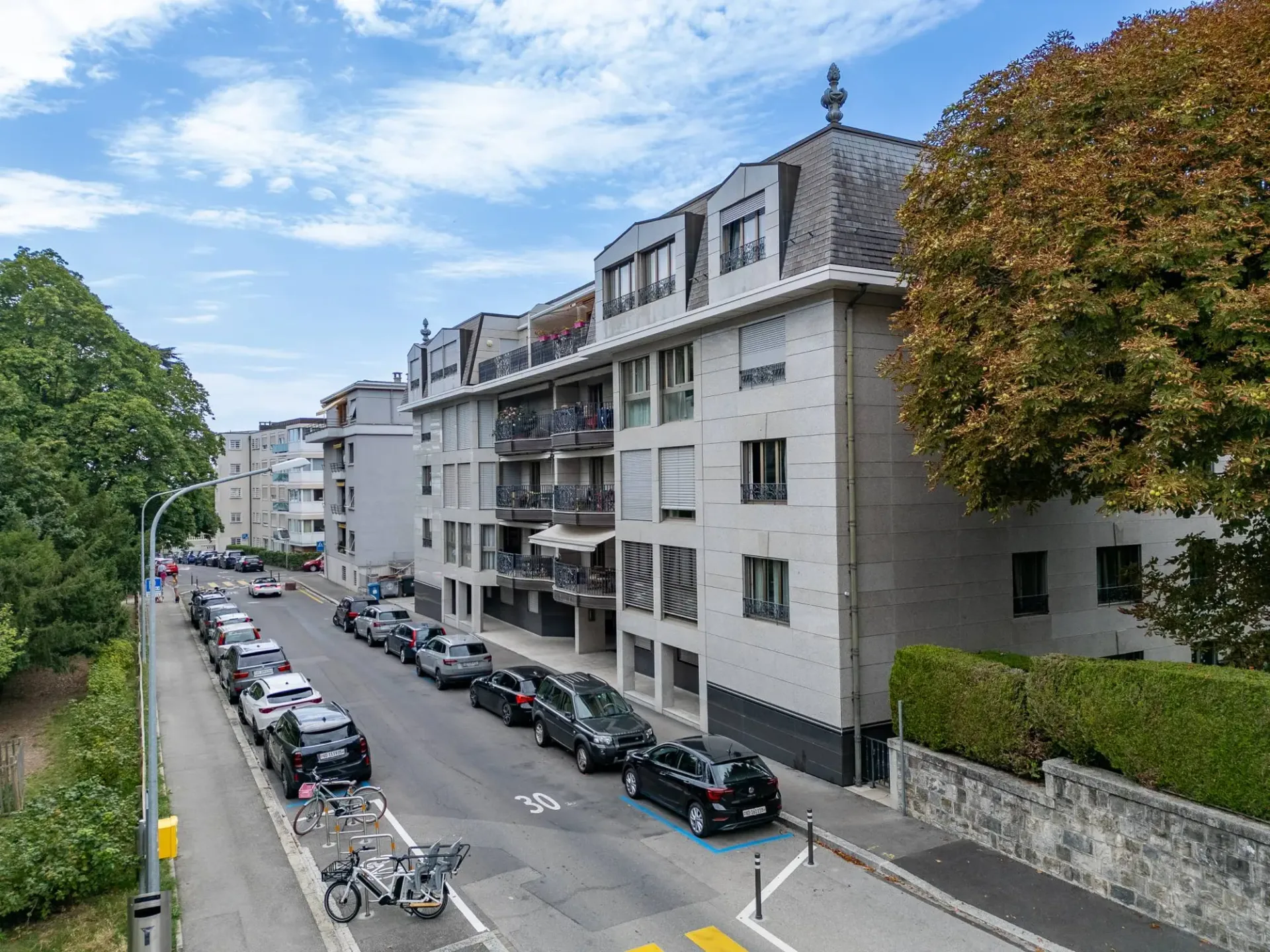 Innenparkplatz in Lausanne
