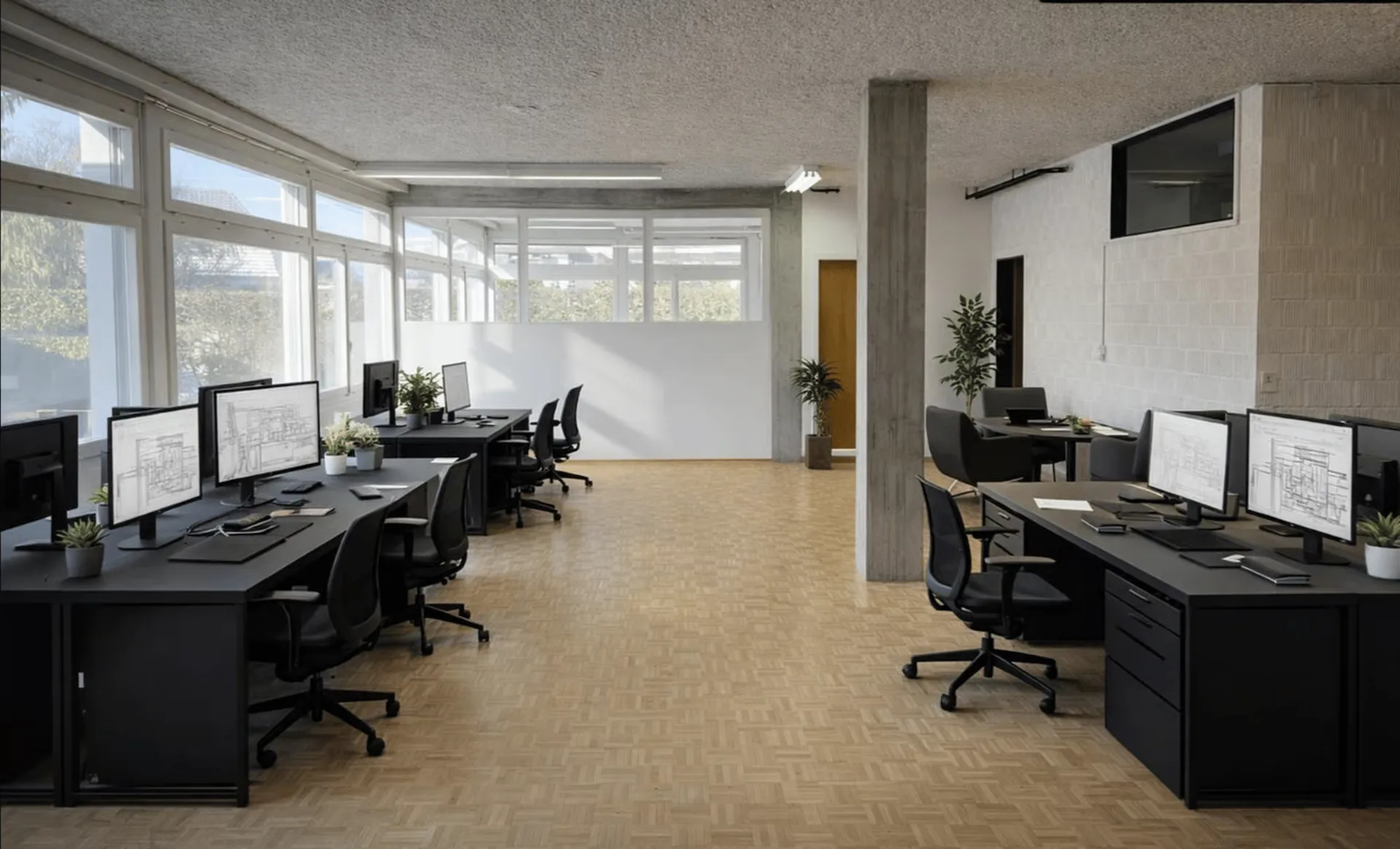 Vielseitige 5-Zimmer-Gewerberäume an zentraler Lage in Münchenbuchsee