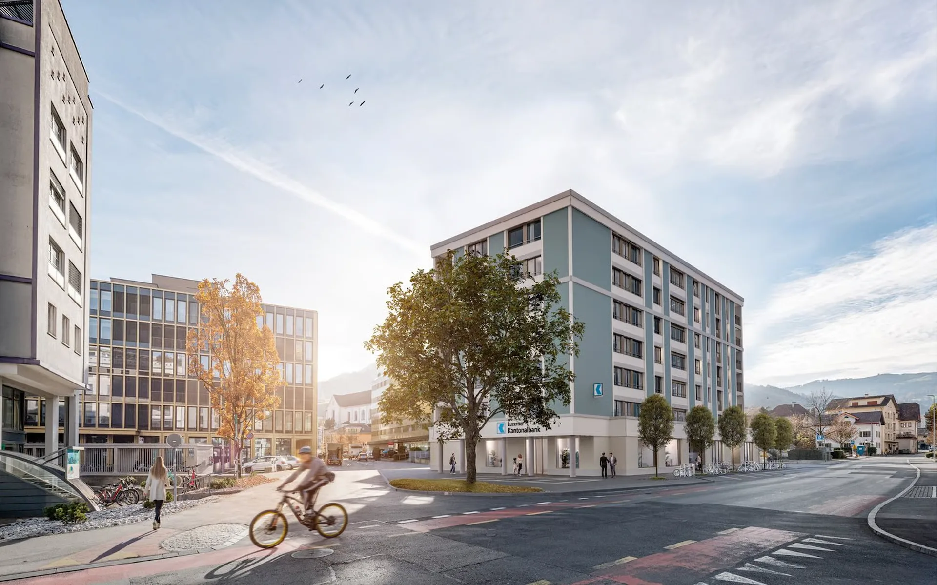 Moderne 3.5-Zimmer-Wohnung mit Balkon und schöner Aussicht in Kriens