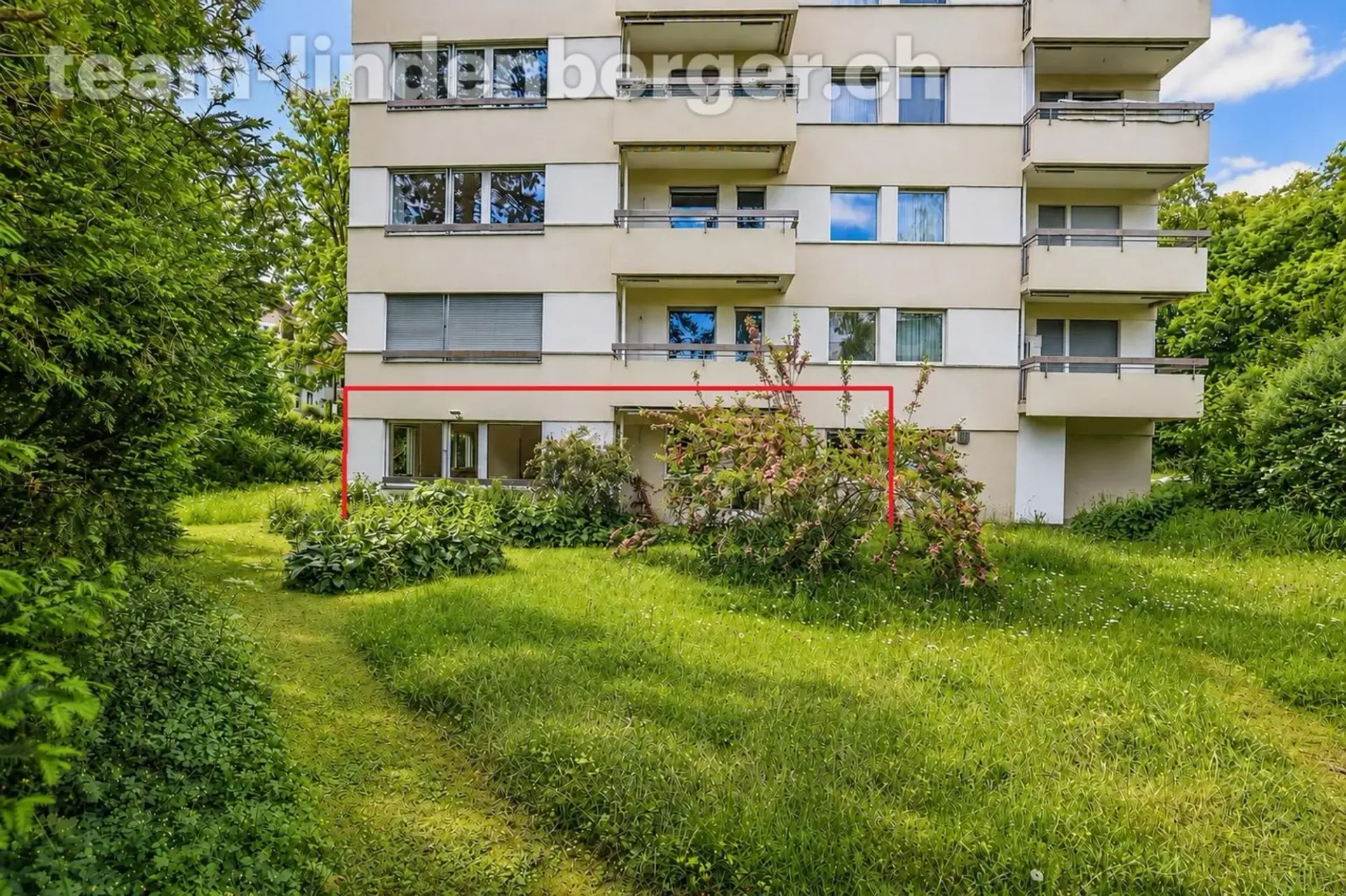 Attraktive Gartenwohnung an ruhiger Lage