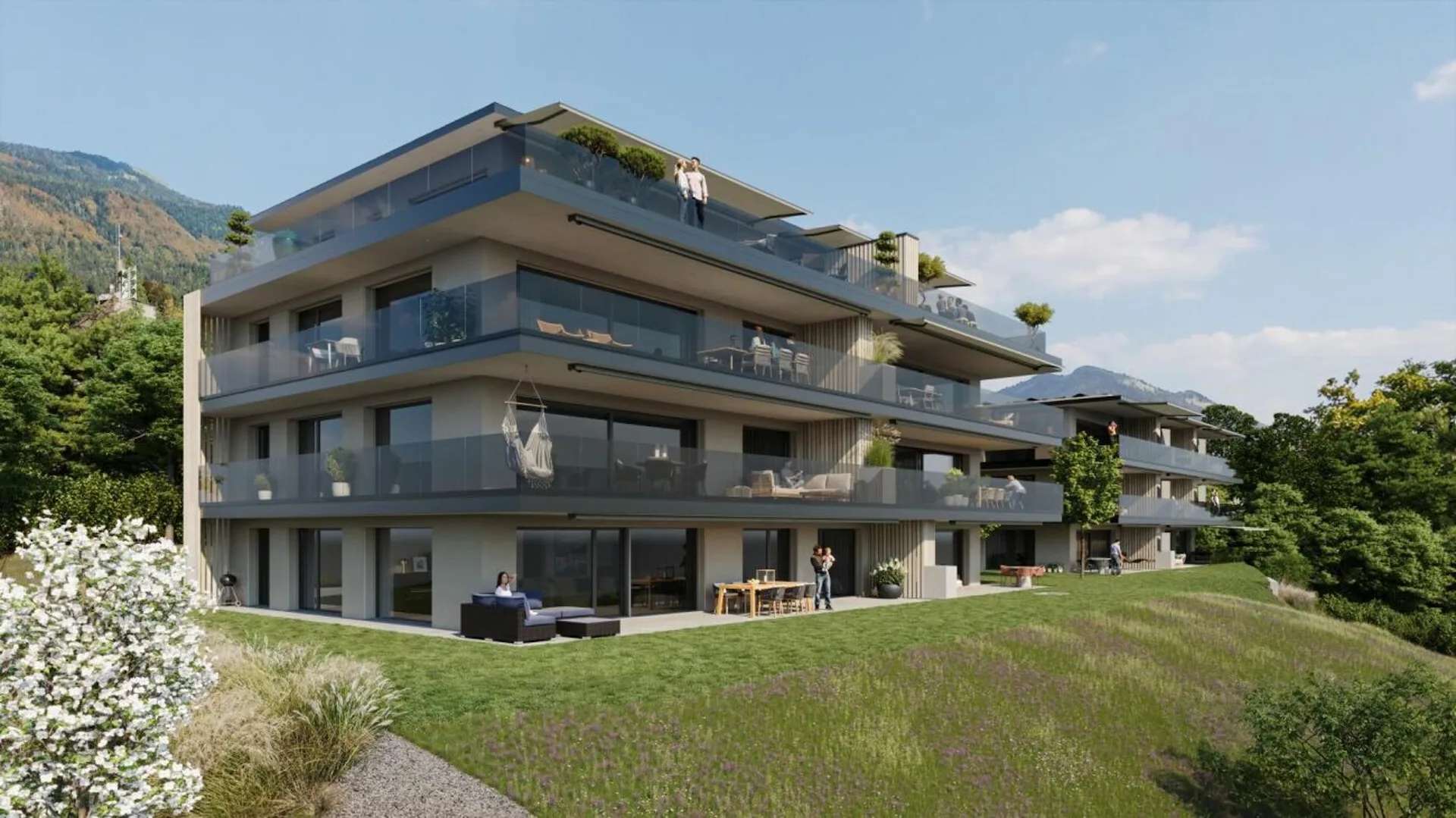 4.5-Zimmer-Neubauwohnung mit atemberaubender Aussicht