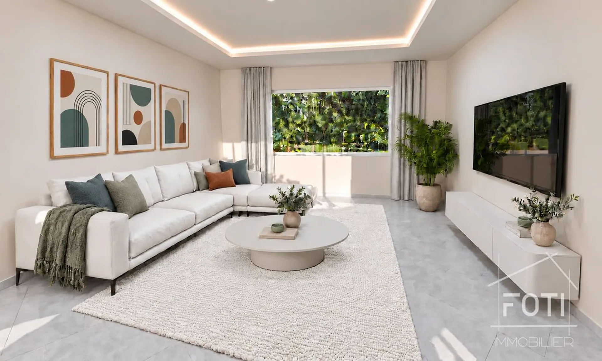Adjacent villa with 4.5 rooms and magnificent view!