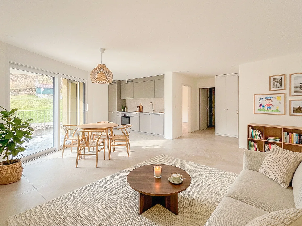 Wohnung mit 2.5 Zimmern und Balkon Neubau