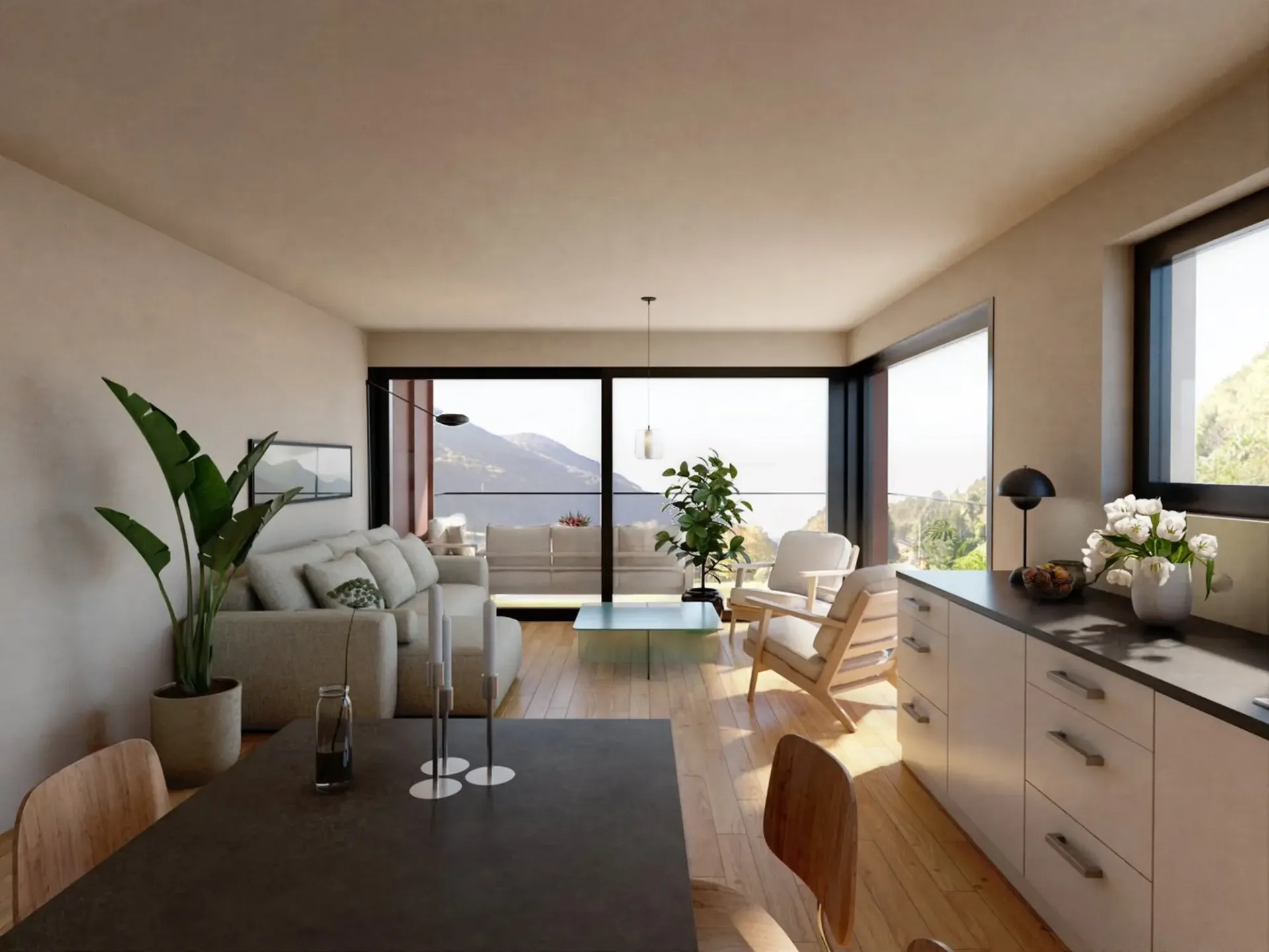 Elegante appartamento di 3.5 locali con terrazza a Montagnola