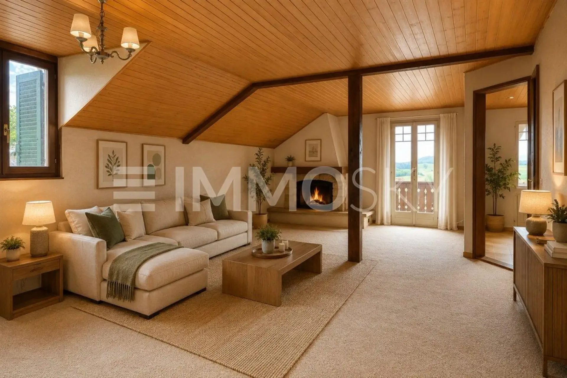 Exklusivität ImmoSky Chalet mit 2 Apartments in La Sarraz