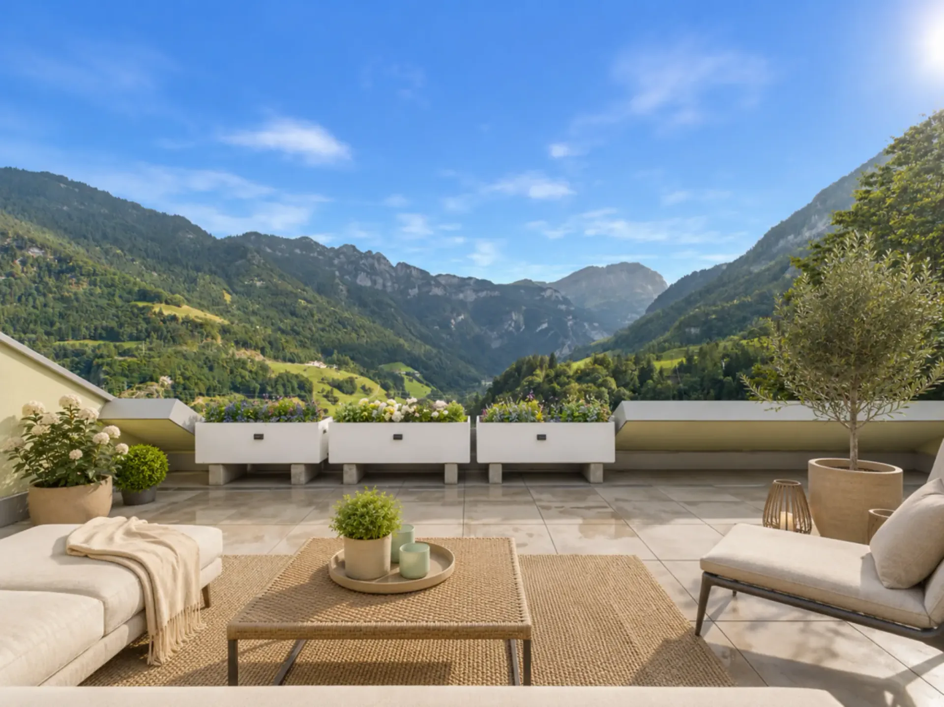 Cinéma de montagne inclus - vivre avec une vue