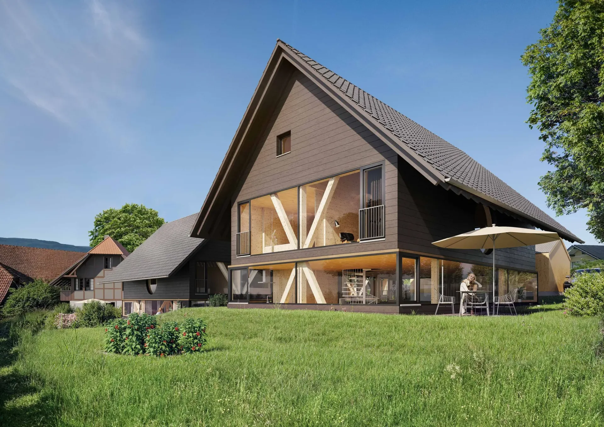 NEUBAUPROJEKT «FLAMMER DÖRFLI» IN OBERWIL BEI BÜREN