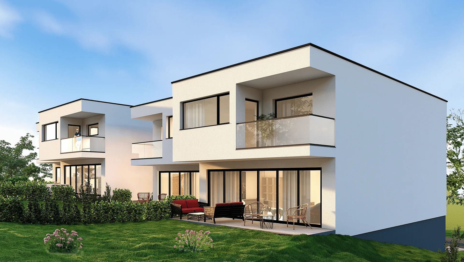 Reihenhaus-Neubau mit 5,5 Zimmern in Belfaux – Verfügbar ab November 2026