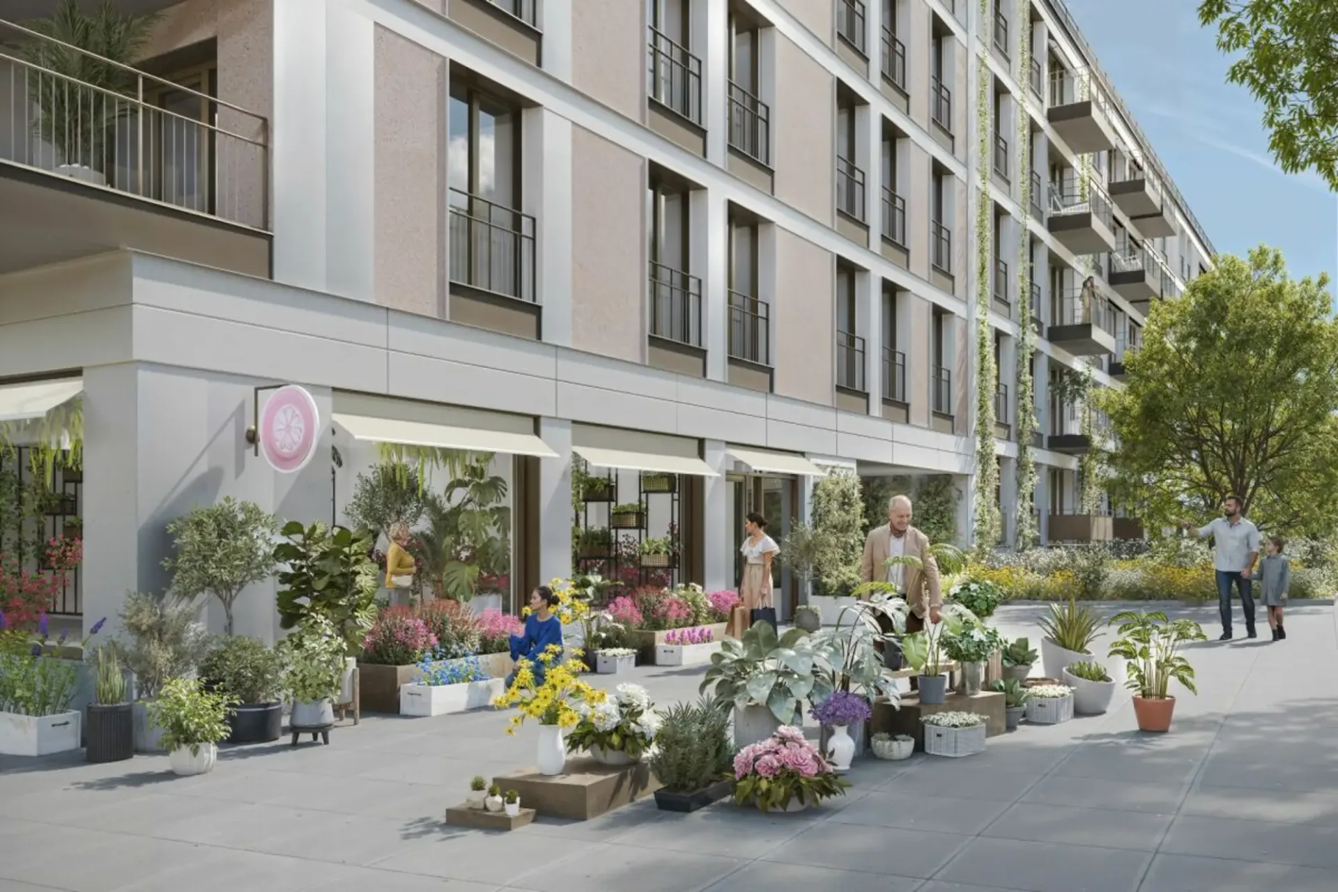 Spazio commerciale di 99 m² nel cuore del progetto Jardins en Ville a Vevey
