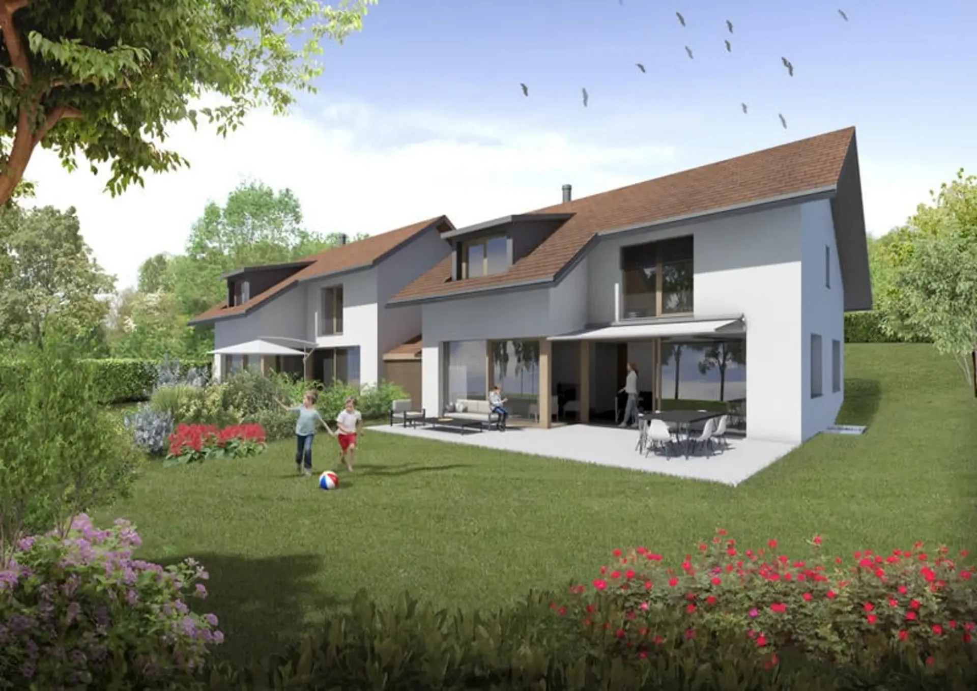 NEUER PREIS !! Projekt von 2 Villen mit 6 Zimmern Minergie