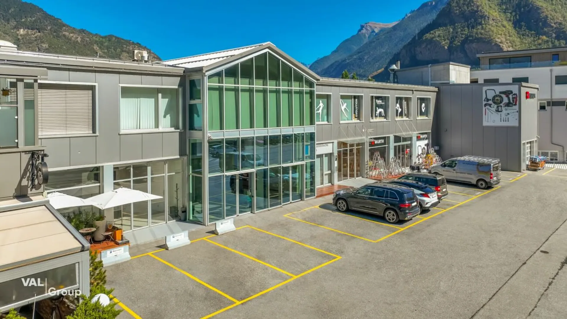 Espace commercial polyvalent au cœur de Visp