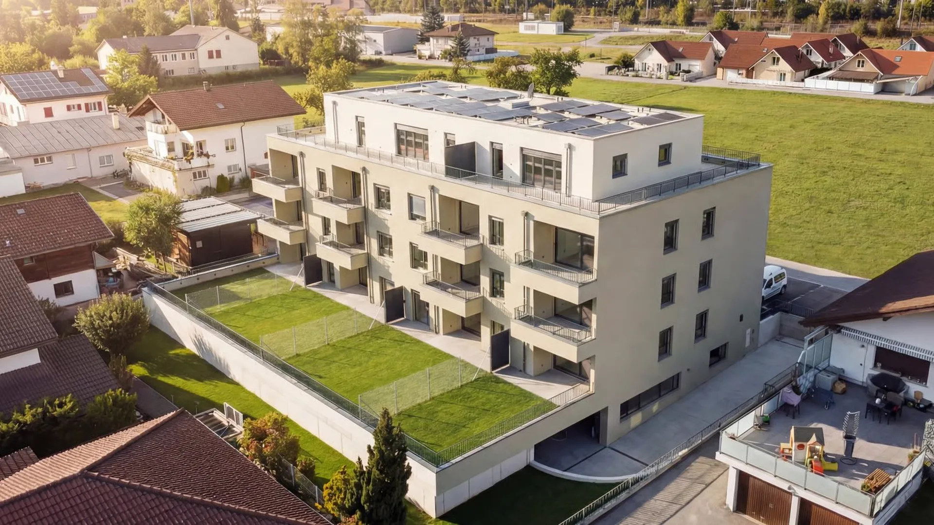 Freie Aussenparkplätze in Raron