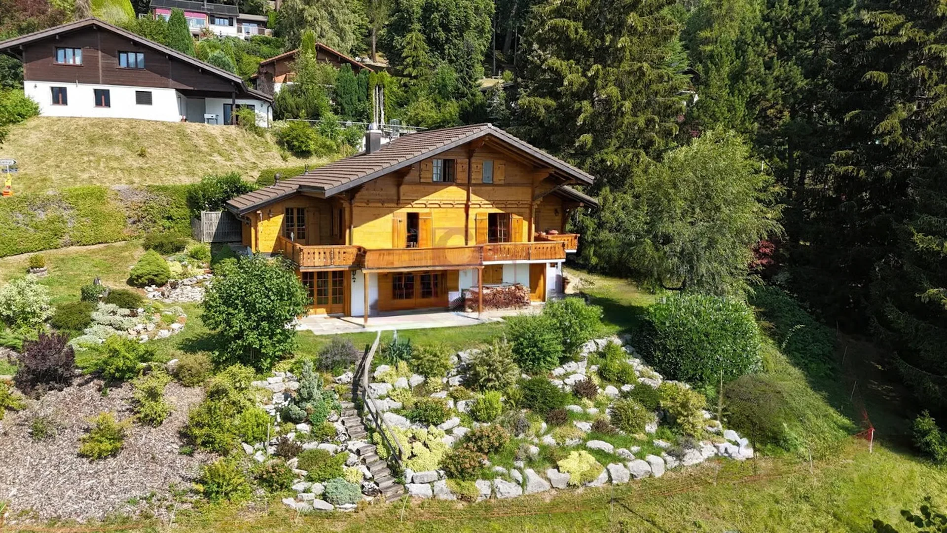 Chalet aus Holz in Crésuz, 20 Minuten von Bulle