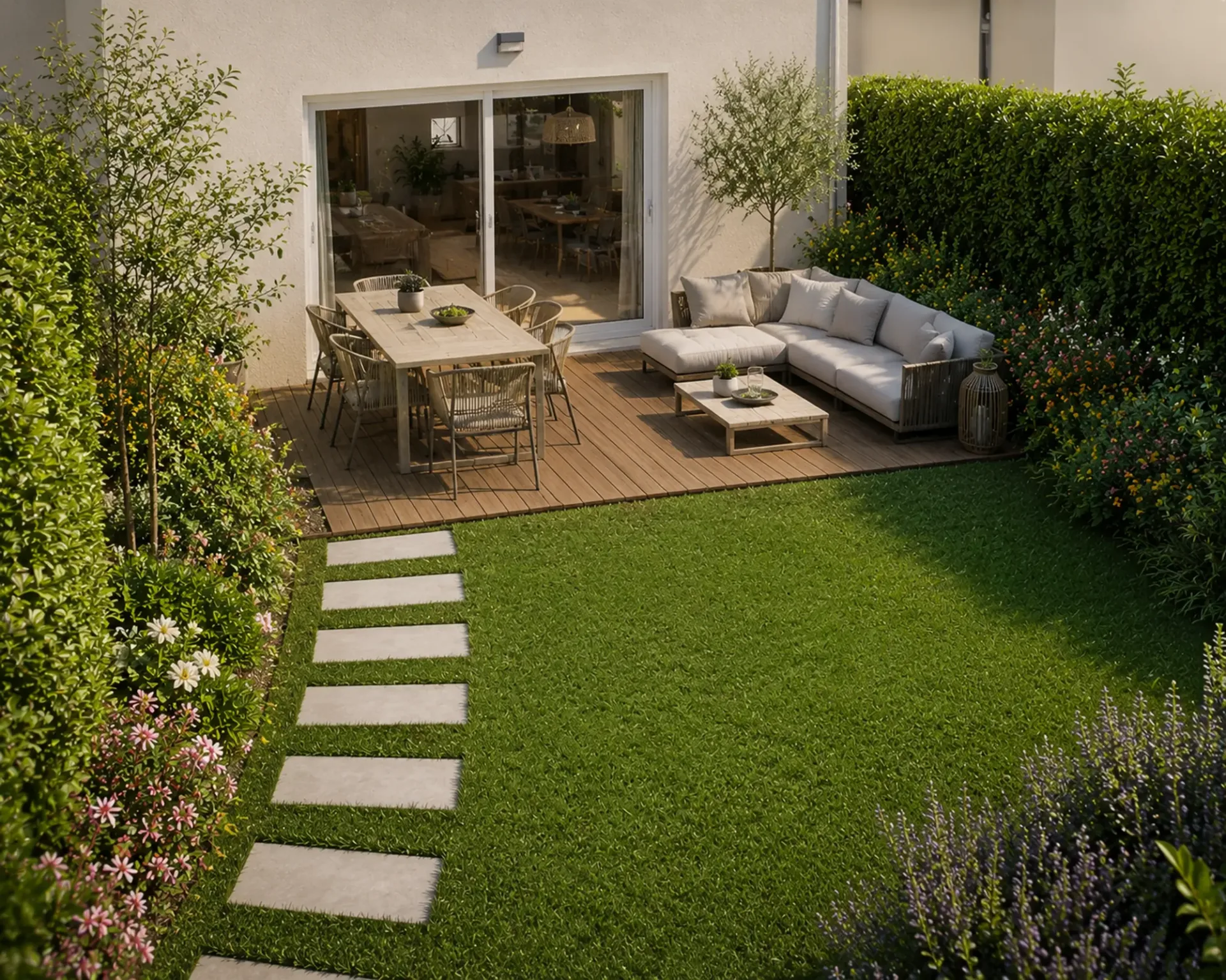 Geräumige 5.5-Zimmer-Wohnung mit eigenem Garten