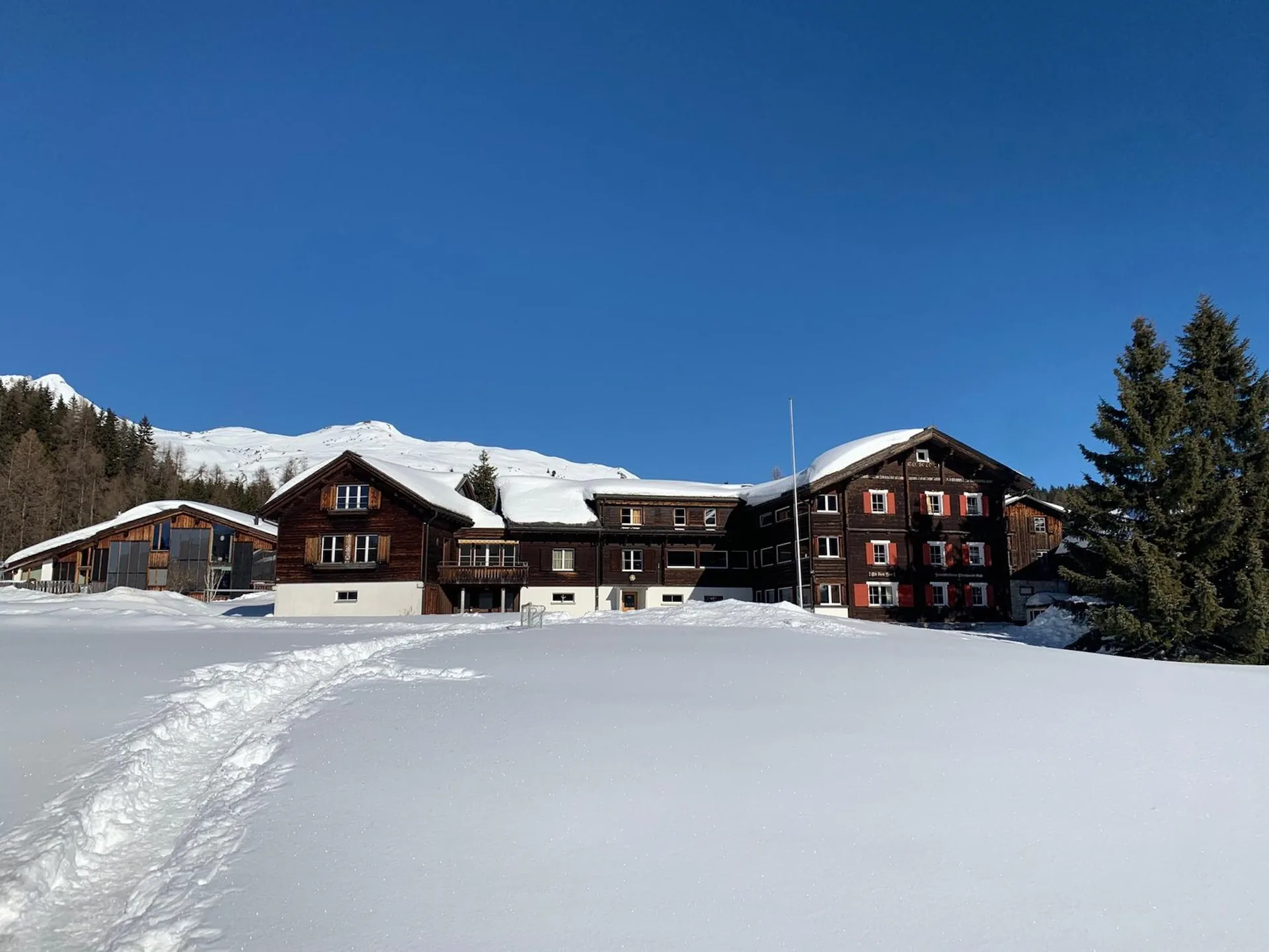 Gruppenhaus für die WEF-Woche