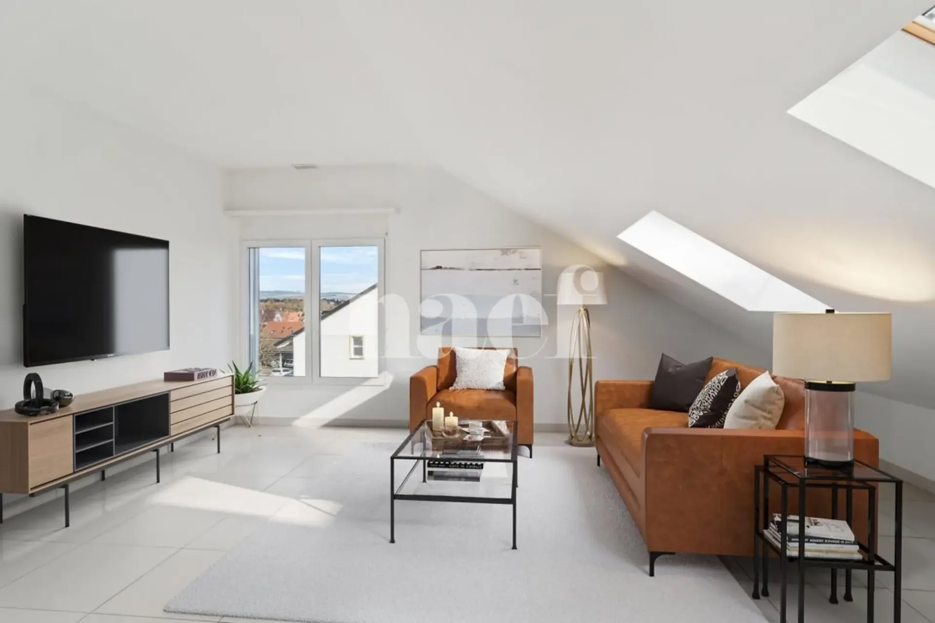 Au centre de Founex - bel appartement de 3 pièces d'env. 82m2 dans les combles