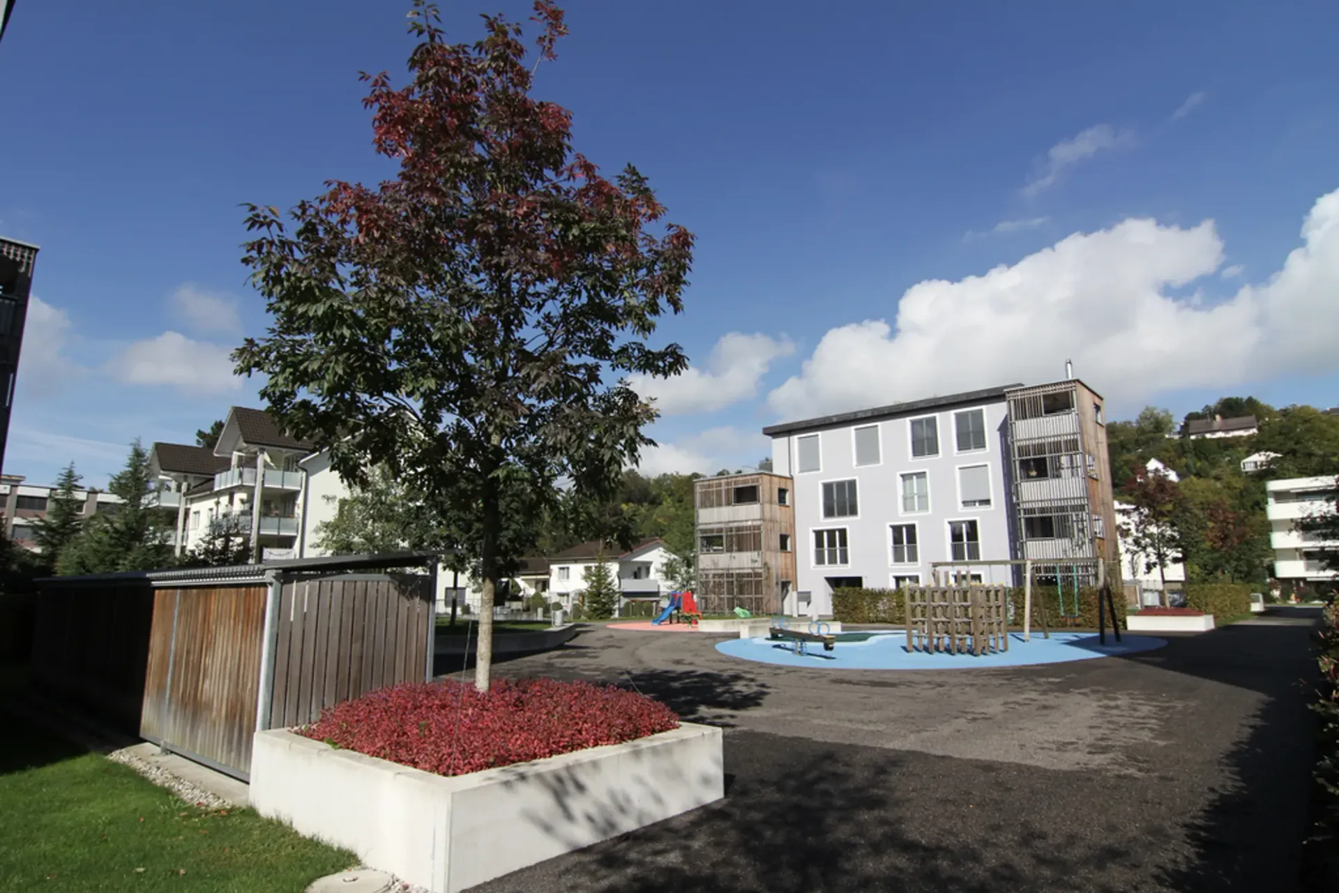 Parkieren Sie bequem im Wiesengold Weinfelden
