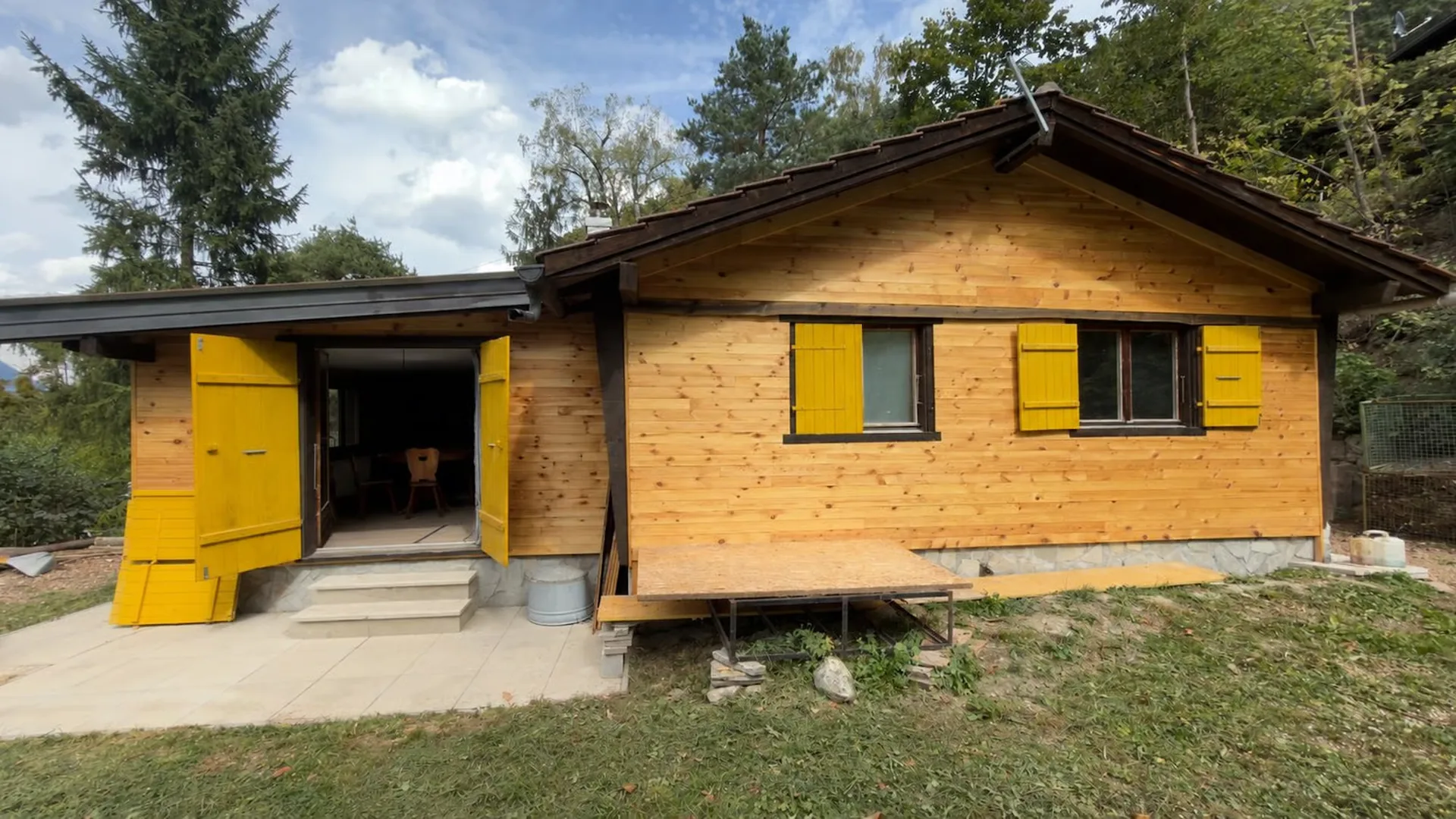 Holzchalet in Saxon – Natürliche und bergige Umgebung