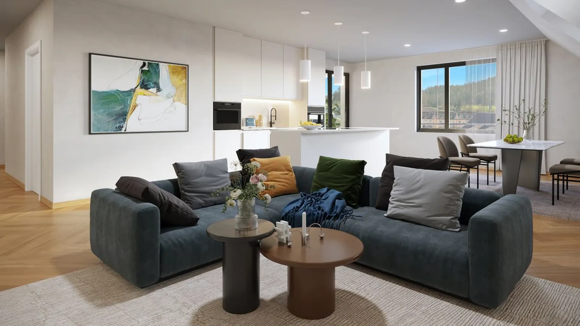 grosszügige & moderne 3½ Zimmer-Wohnung mit Loggia
