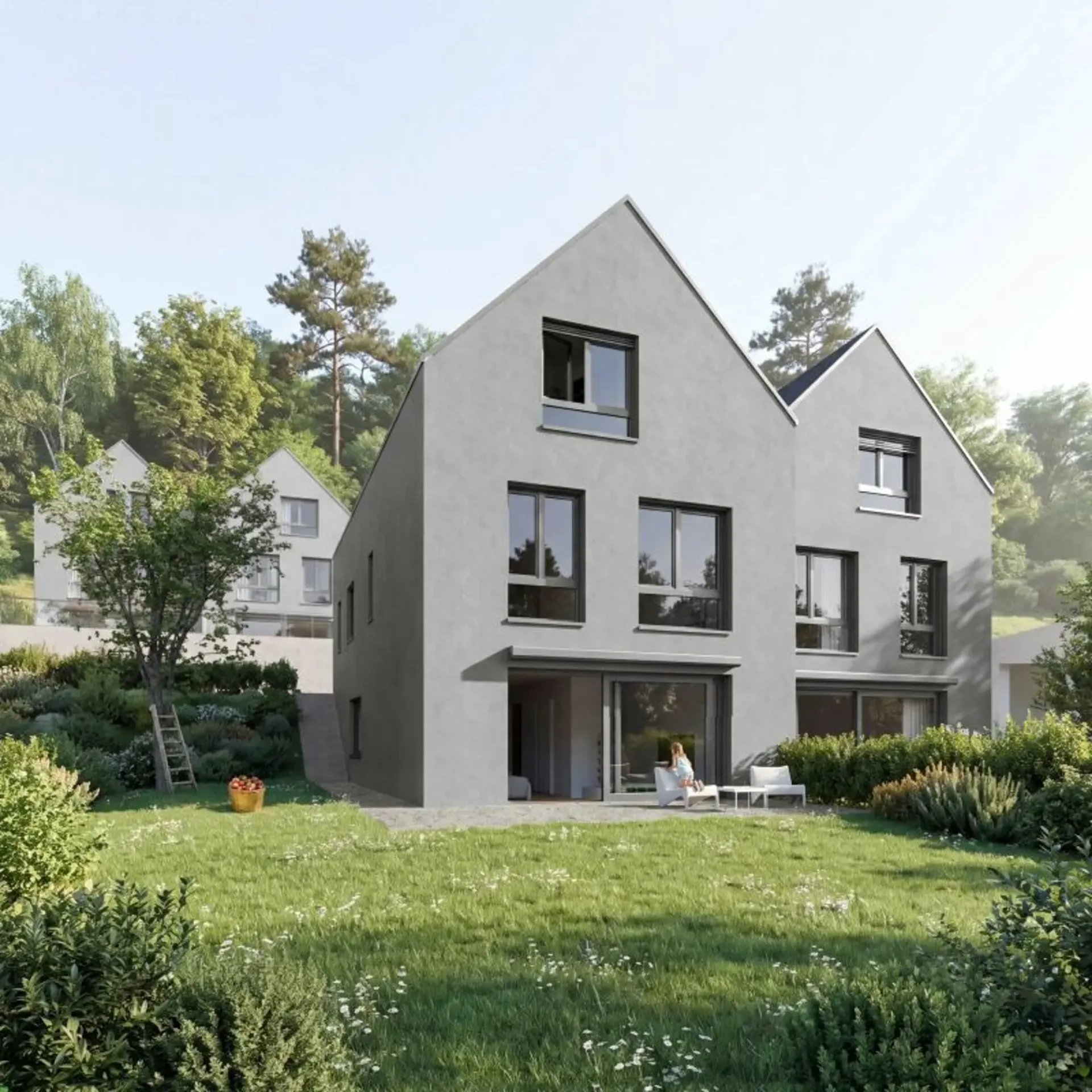 5.5-Zimmer Doppeleinfamilienhaus in Biel-Benken