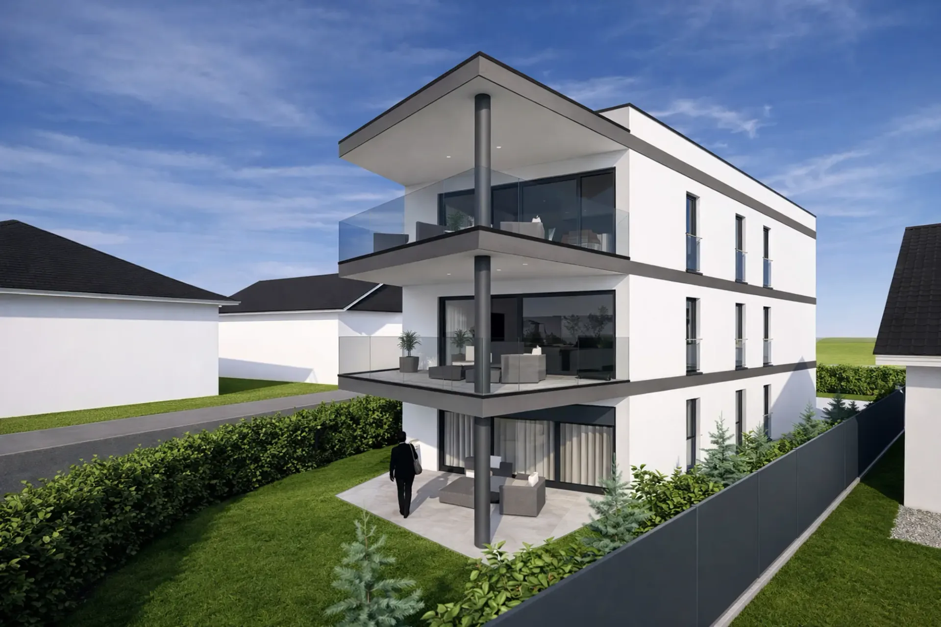 LETZTES 4.5 ZIMMER NEU - 118 m² + Balkon - Bauarbeiten Juni 2026 - Bulle